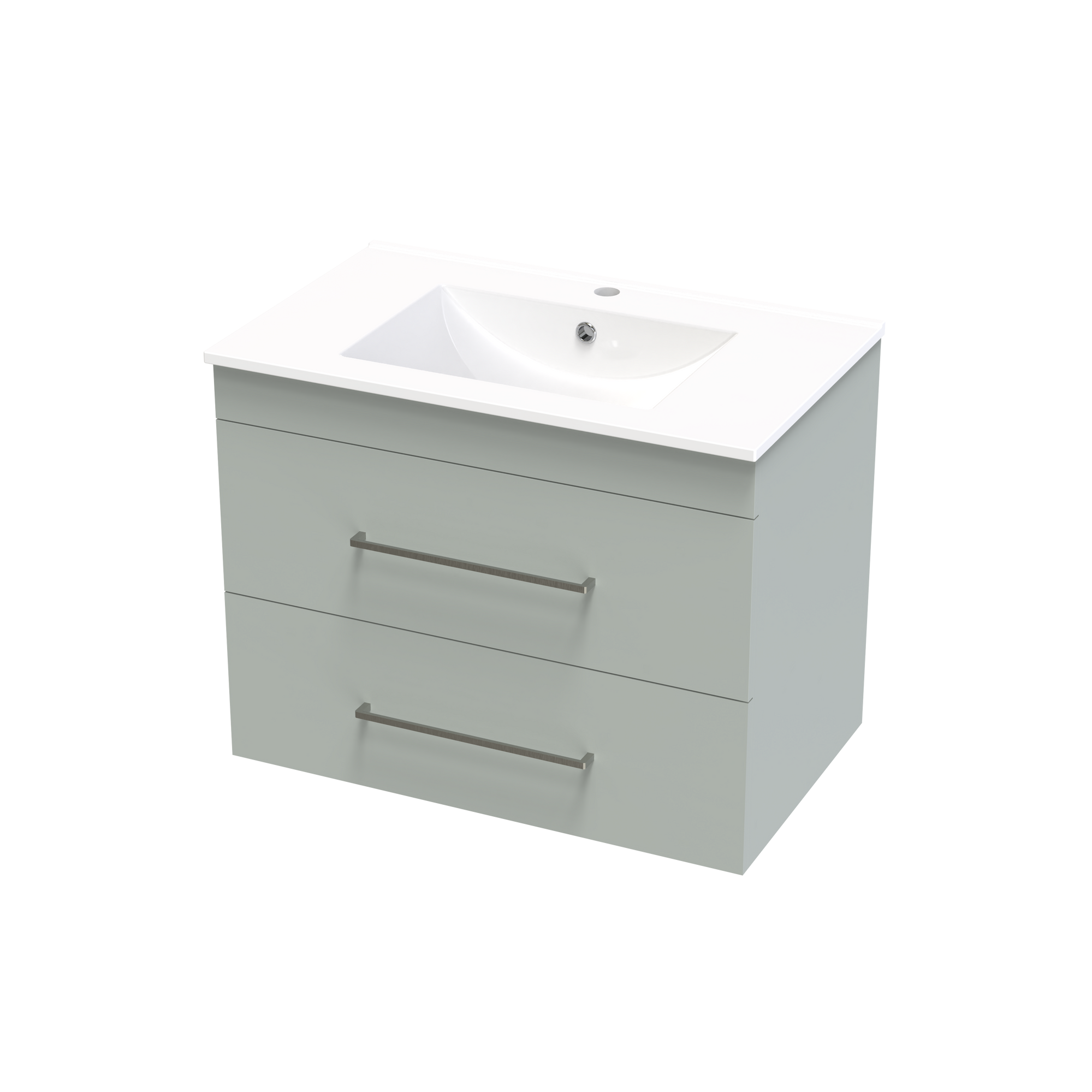 Cashmere Double Drawer 750mm Wall Hung Vanity