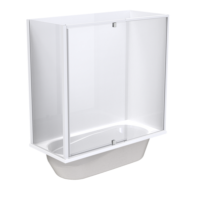 Pacific Enclosure Acrylic Wall Shower over Bath