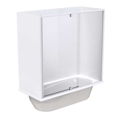Pacific Enclosure Acrylic Wall Shower over Bath