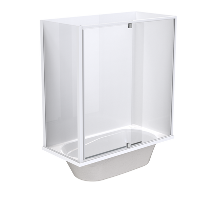 Pacific Enclosure Acrylic Wall Shower over Bath