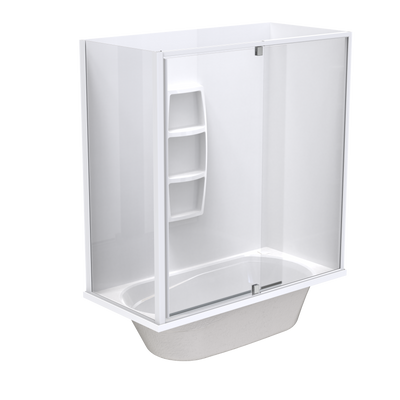 Pacific Enclosure Acrylic Wall Shower over Bath
