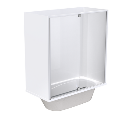 Pacific Enclosure Acrylic Wall Shower over Bath