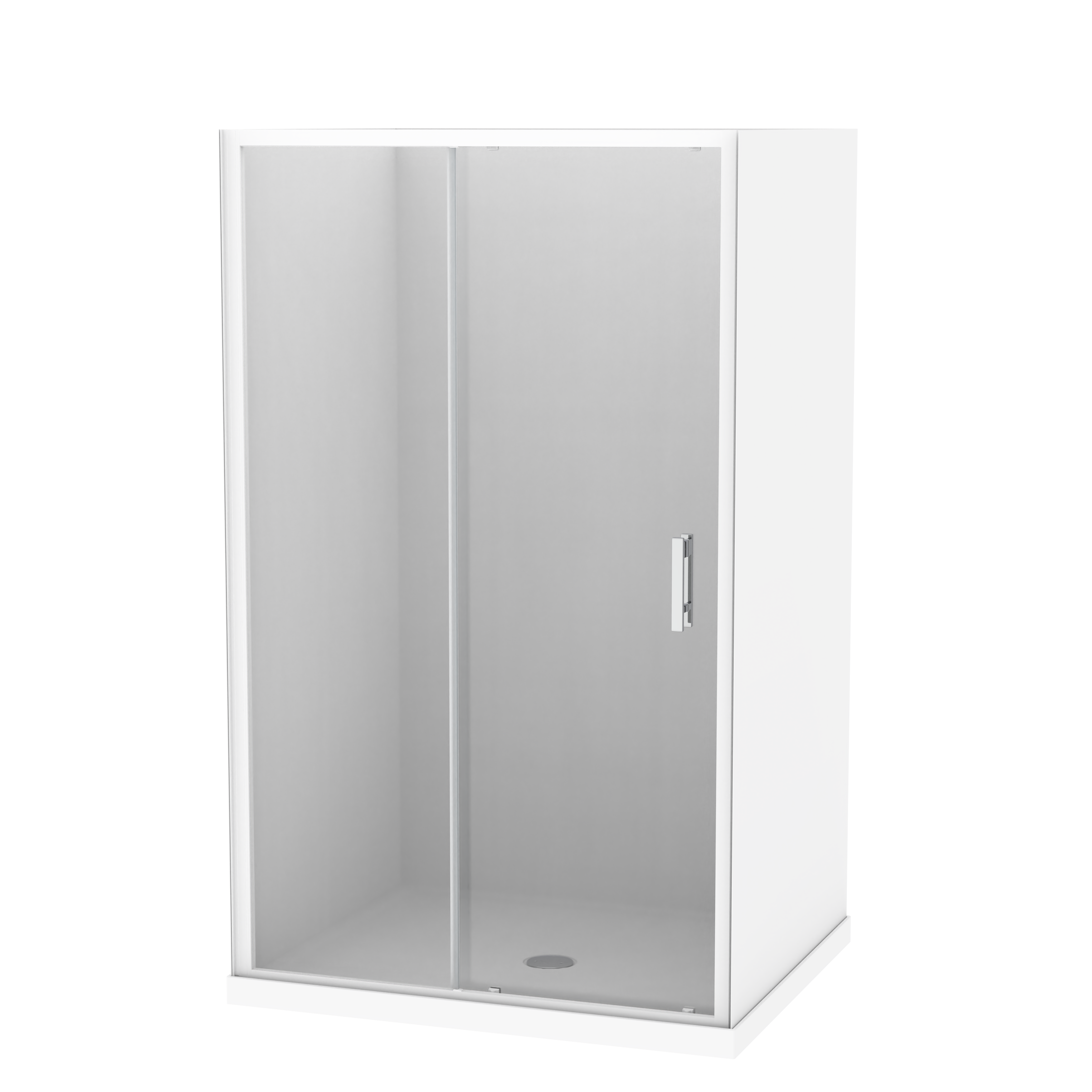 Cezanne 1200x1000 3 Sided Sliding Door Acrylic Wall Shower