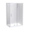 Luna Rectangle 2 Sided Sliding Door Shower