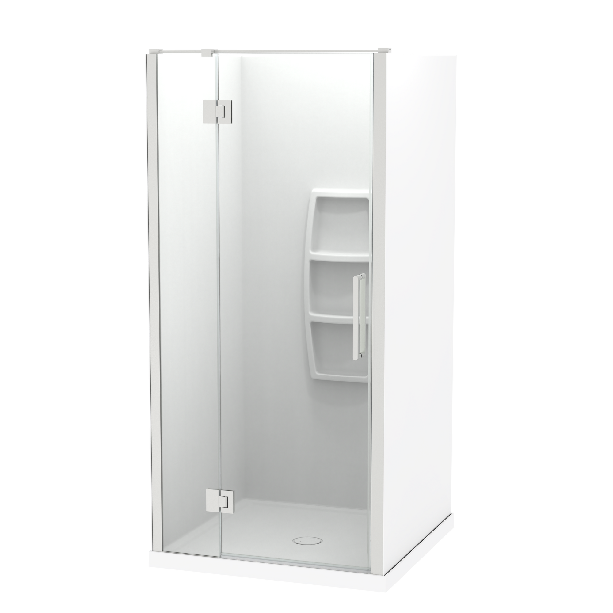Raya Shower 1000x1000mm Acrylic Wall | Clearlite - Coming mid July 2026