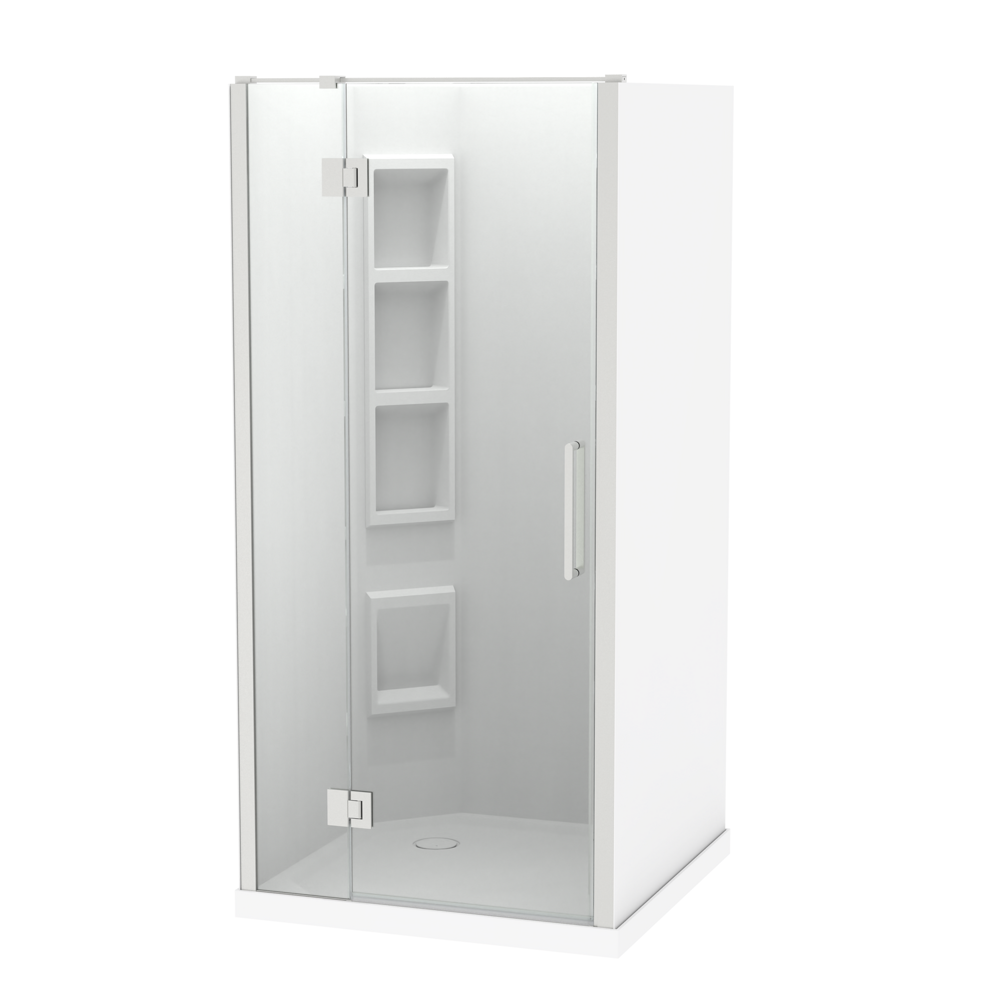 Raya Shower 1000x1000mm Acrylic Wall | Clearlite - Coming mid July 2026