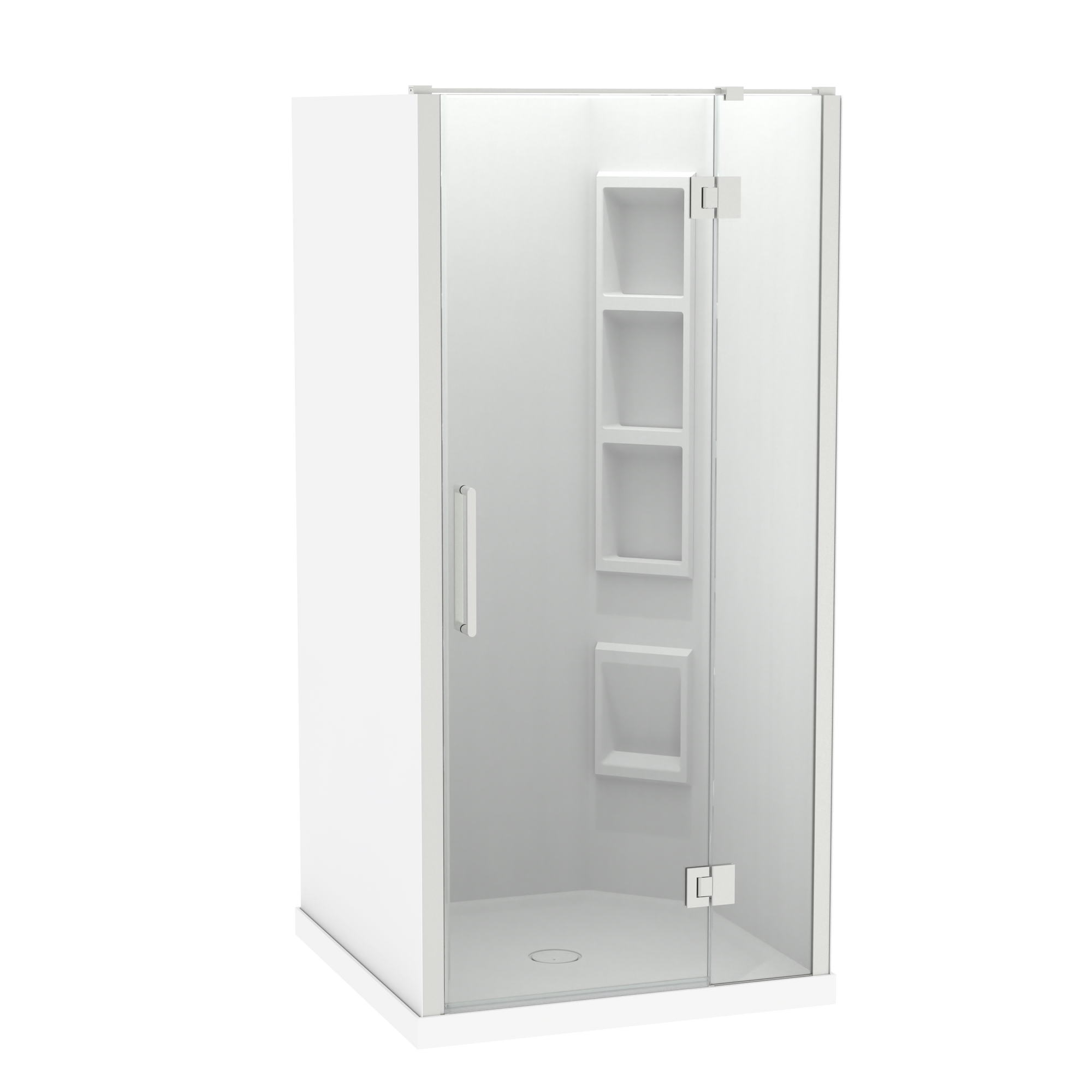 Raya Shower 1000x1000mm Acrylic Wall | Clearlite - Coming mid July 2026