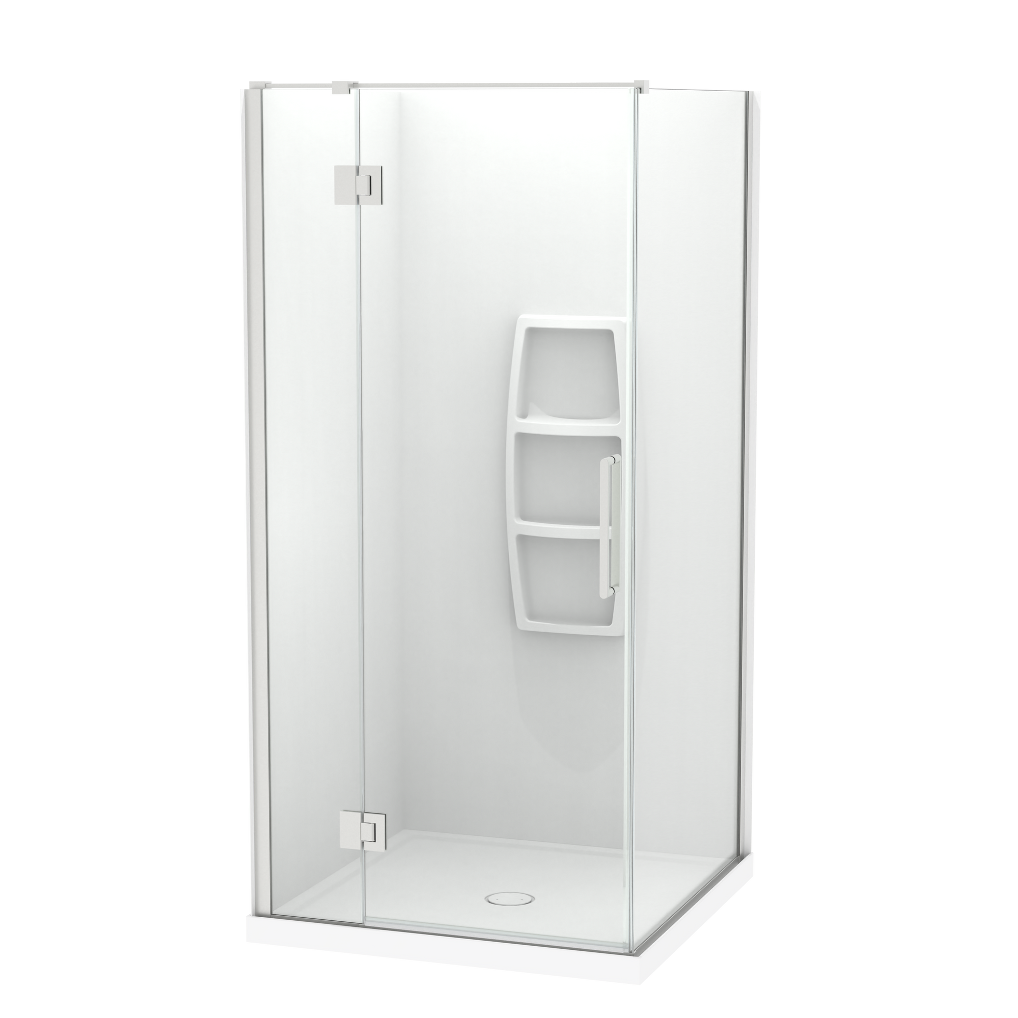 Raya Shower 1000x1000mm Acrylic Wall | Clearlite - Coming mid July 2026