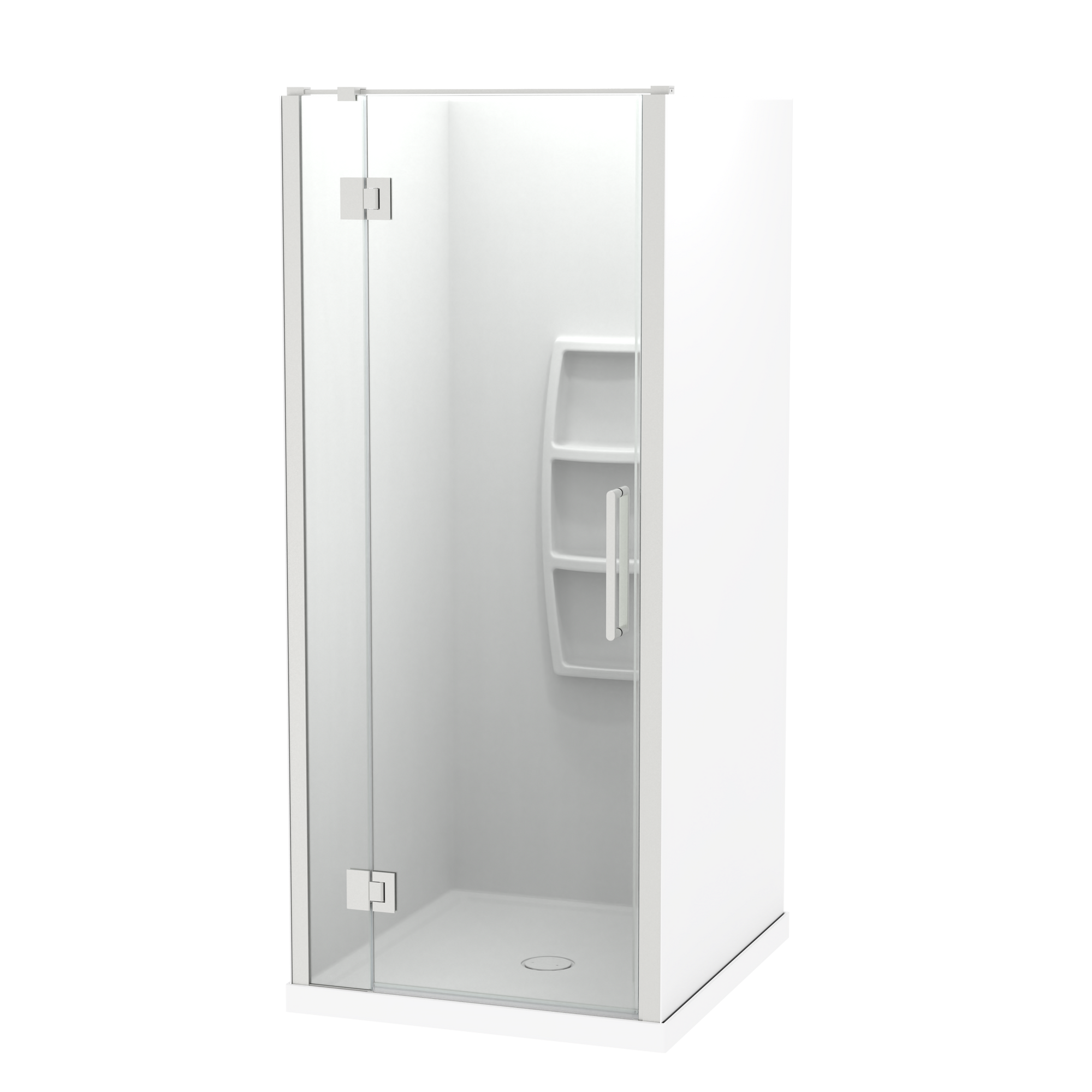 Raya Shower 1000x900mm Acrylic Wall | Clearlite - Coming mid July 2026