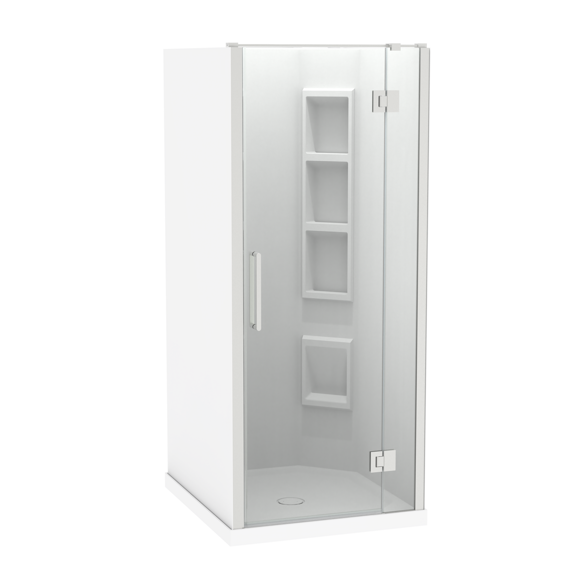 Raya Shower 1000x900mm Acrylic Wall | Clearlite - Coming mid July 2026