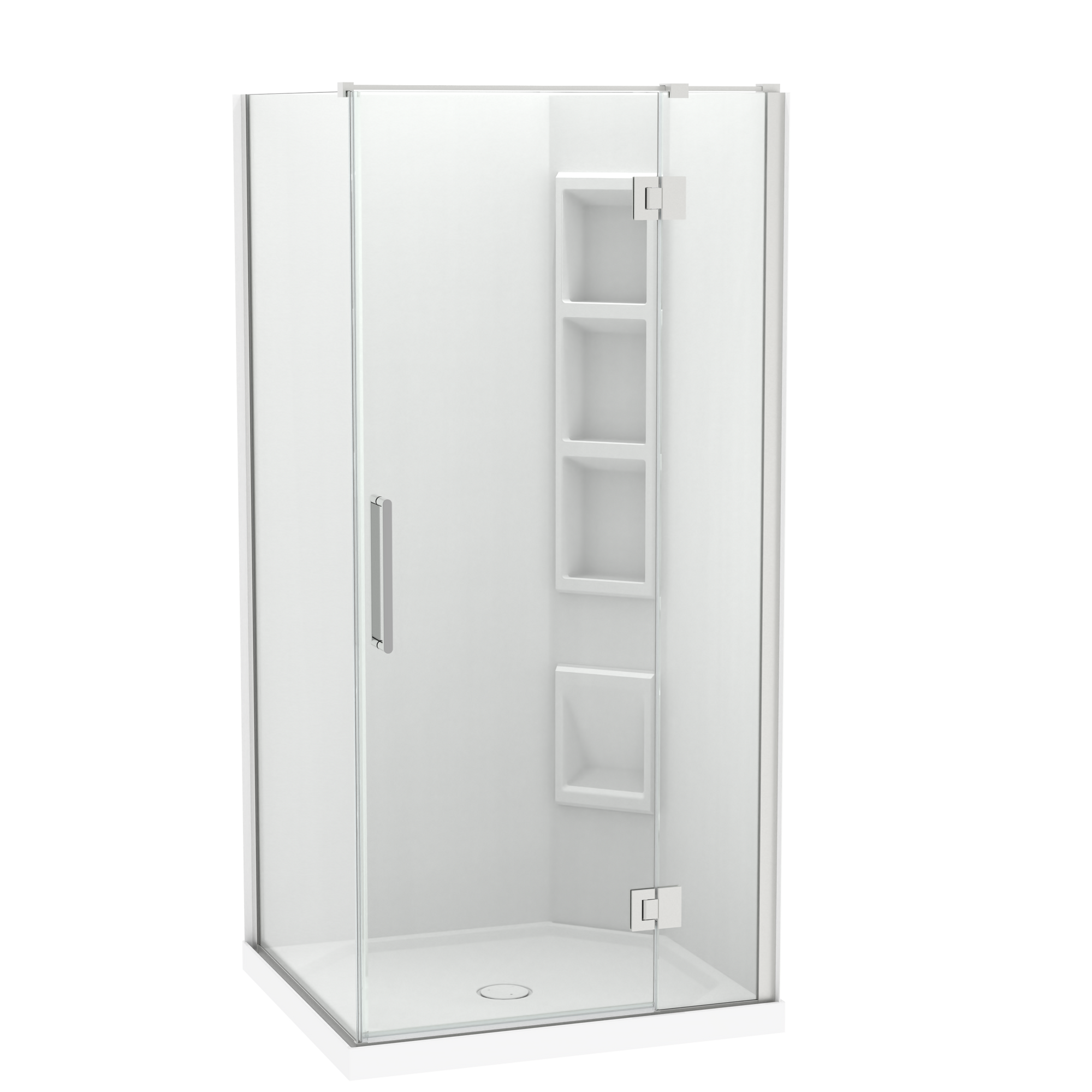 Raya Shower 1000x900mm Acrylic Wall | Clearlite - Coming mid July 2026