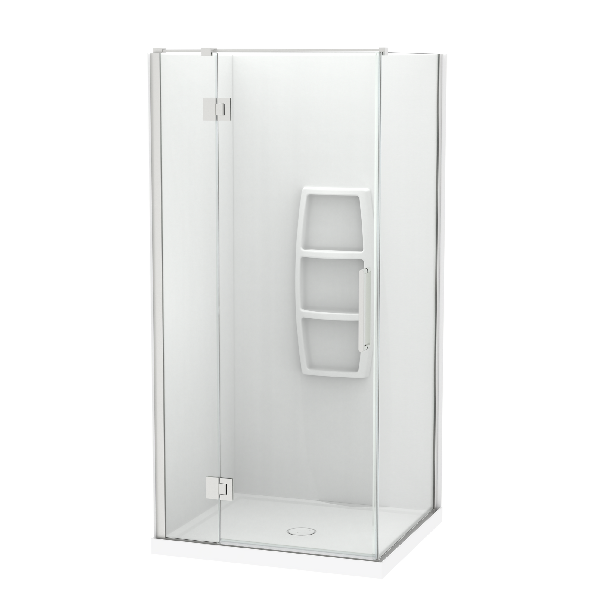 Raya Shower 1000x900mm Acrylic Wall | Clearlite - Coming mid July 2026