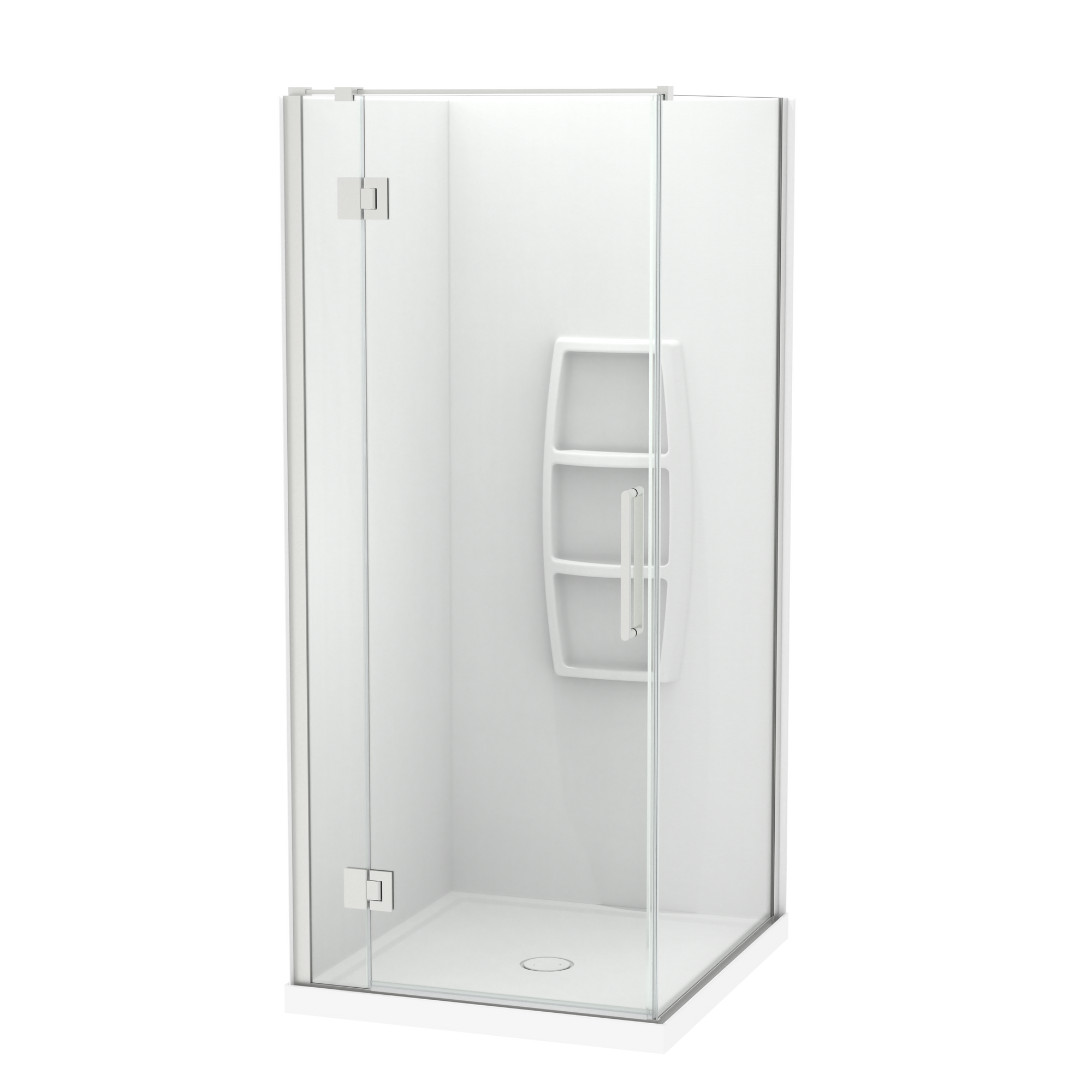 Raya Shower 1000x900mm Acrylic Wall | Clearlite - Coming mid July 2026