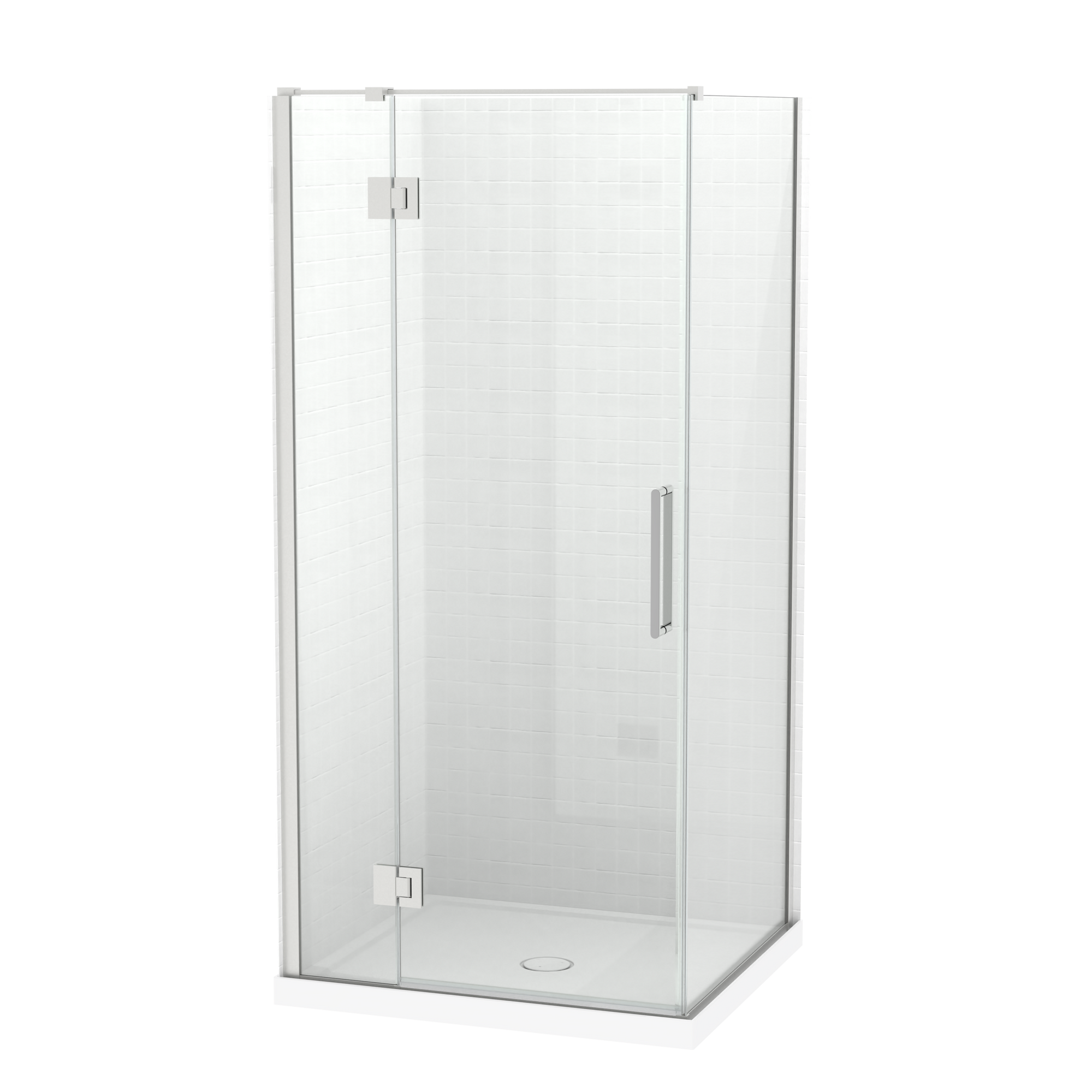 Raya Shower 1000x900mm Tiled Wall | Clearlite - Coming mid July 2026