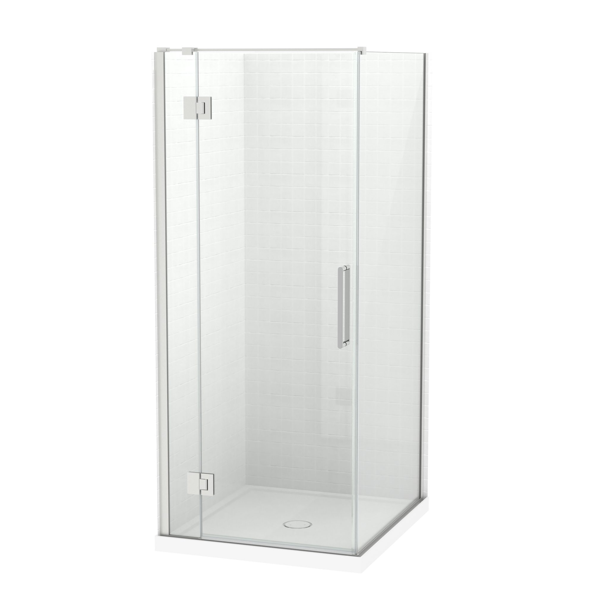 Raya Shower 1000x900mm Tiled Wall | Clearlite - Coming mid July 2026