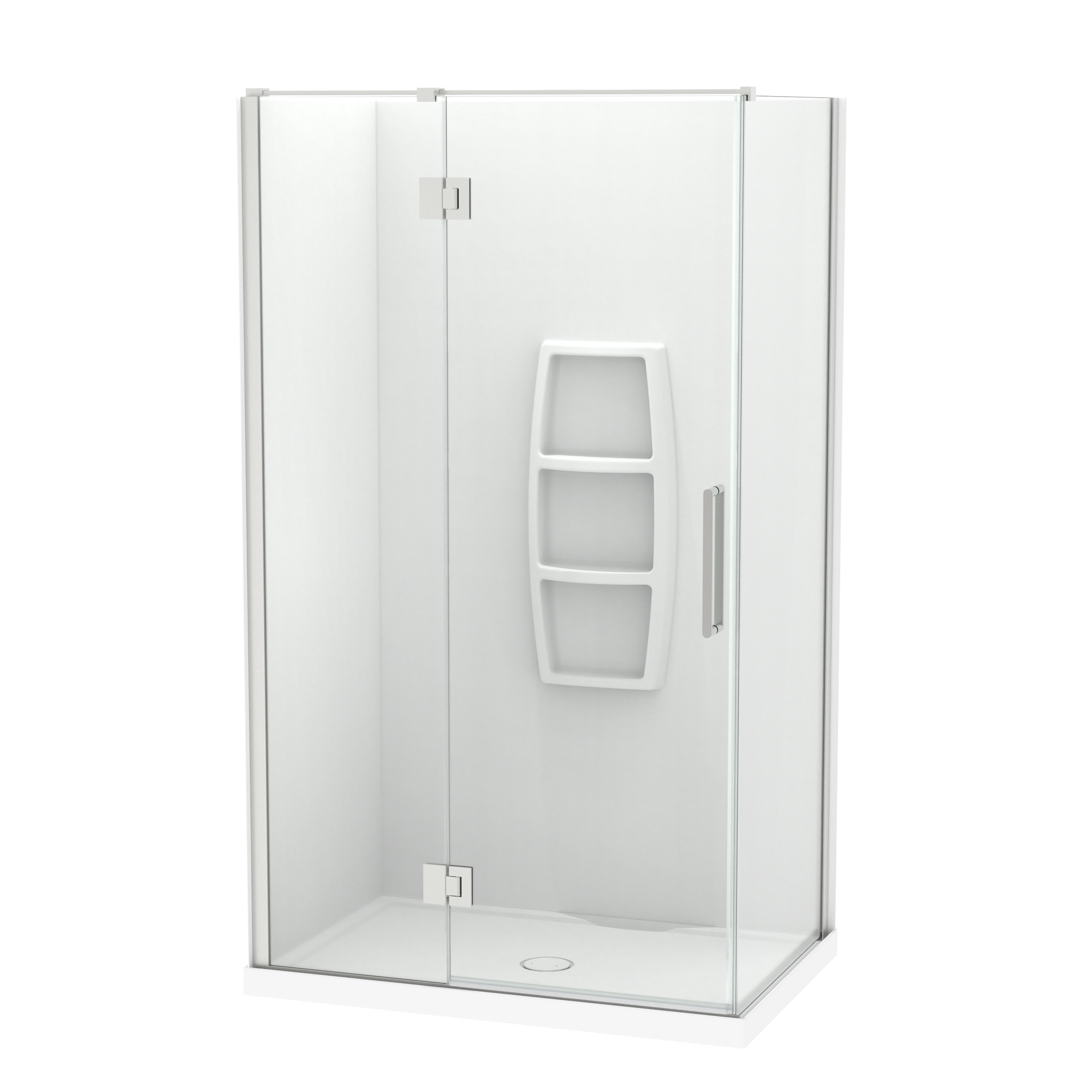 Raya Shower 1200x800mm Acrylic Wall | Clearlite - Coming mid July 2026