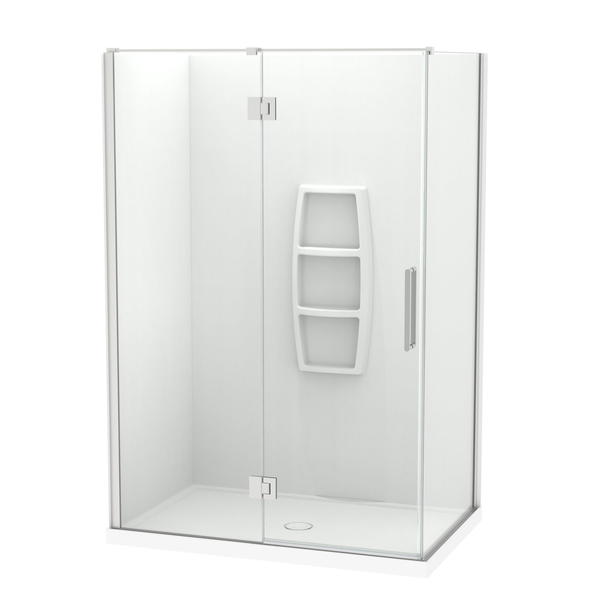 Raya Shower 1400x900mm Acrylic Wall | Clearlite - Coming mid July 2026