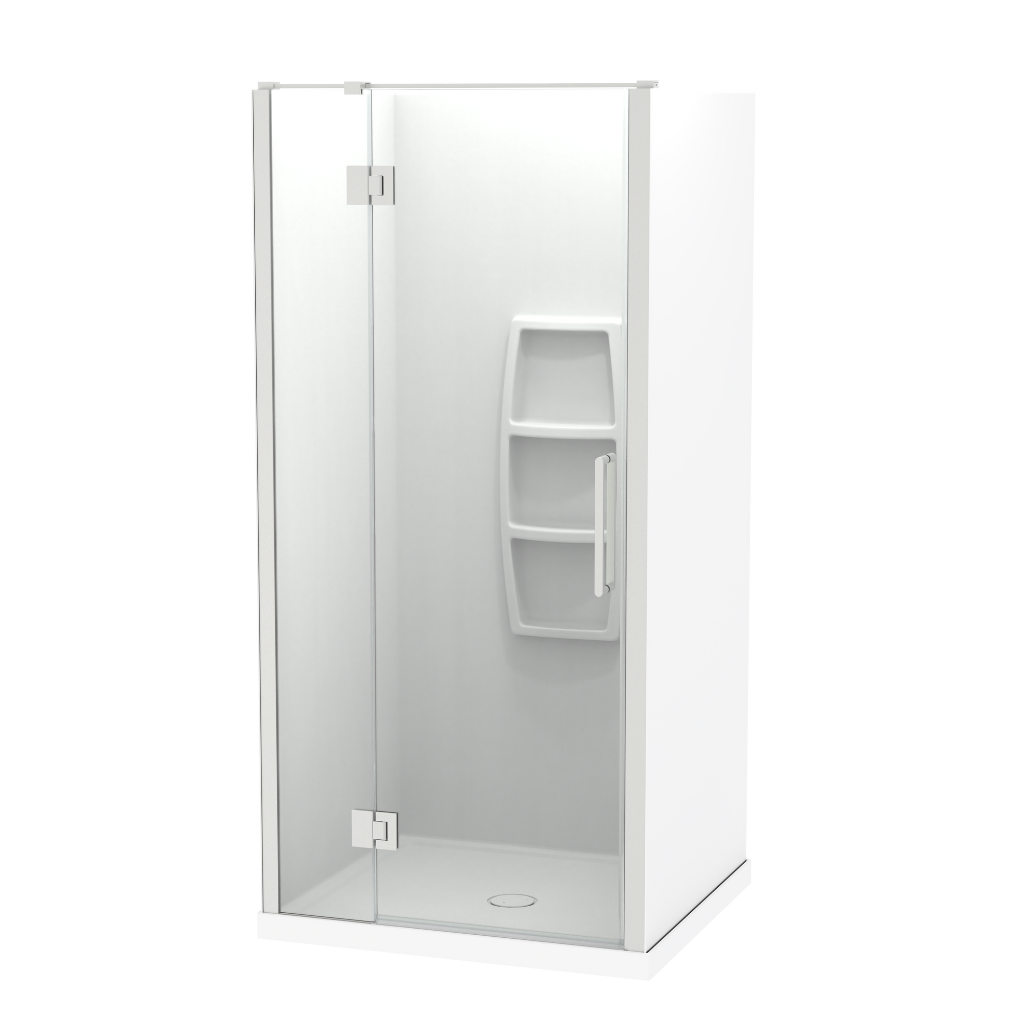 Raya Shower 1000x900mm Acrylic Wall | Clearlite - Coming mid July 2026