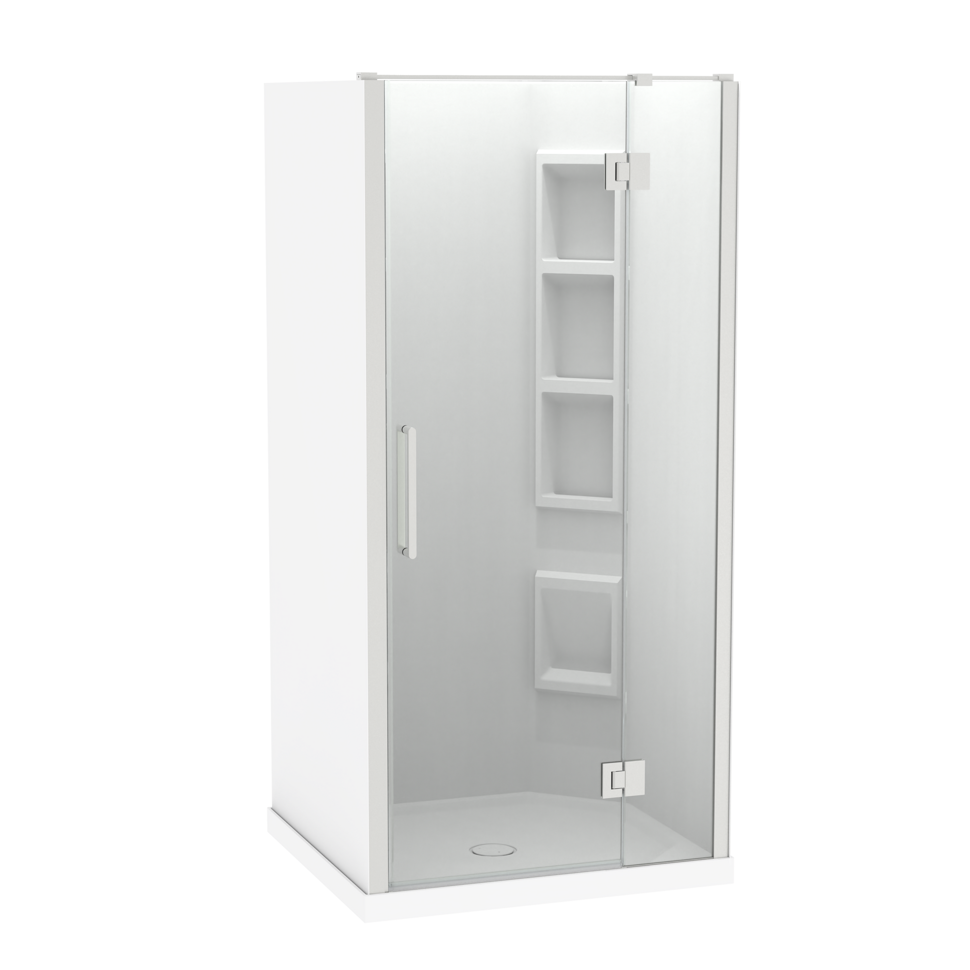 Raya Shower 1000x900mm Acrylic Wall | Clearlite - Coming mid July 2026