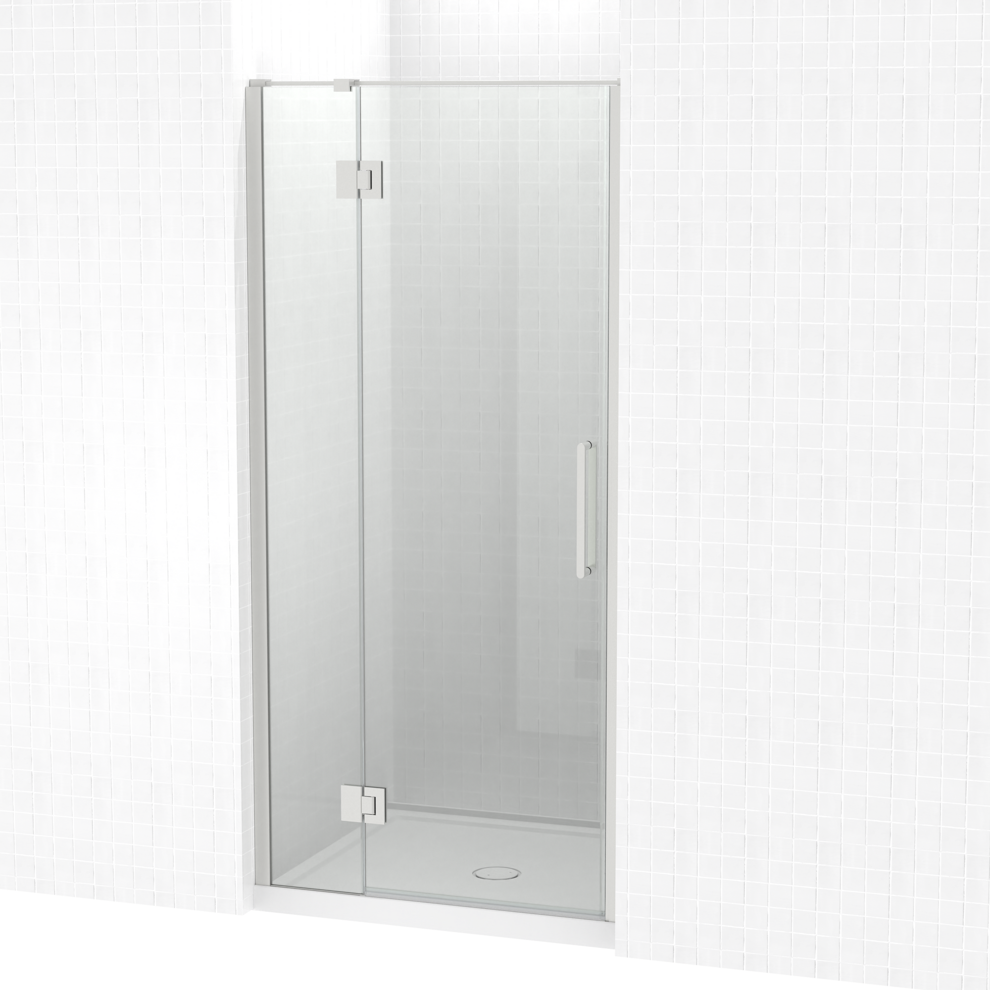 Raya Shower 1000x900mm Tiled Wall | Clearlite - Coming mid July 2026