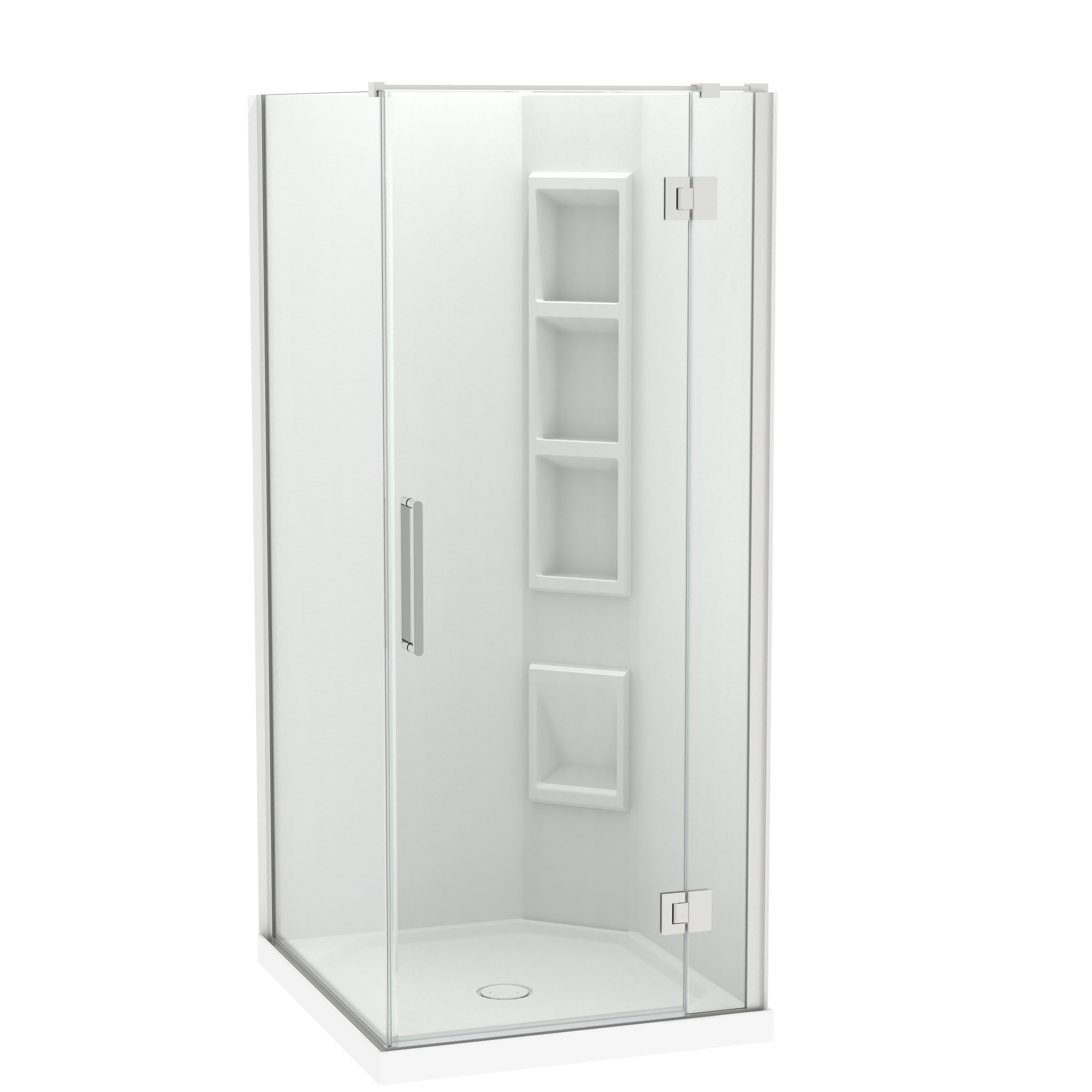 Raya Shower 1000x900mm Acrylic Wall | Clearlite - Coming mid July 2026