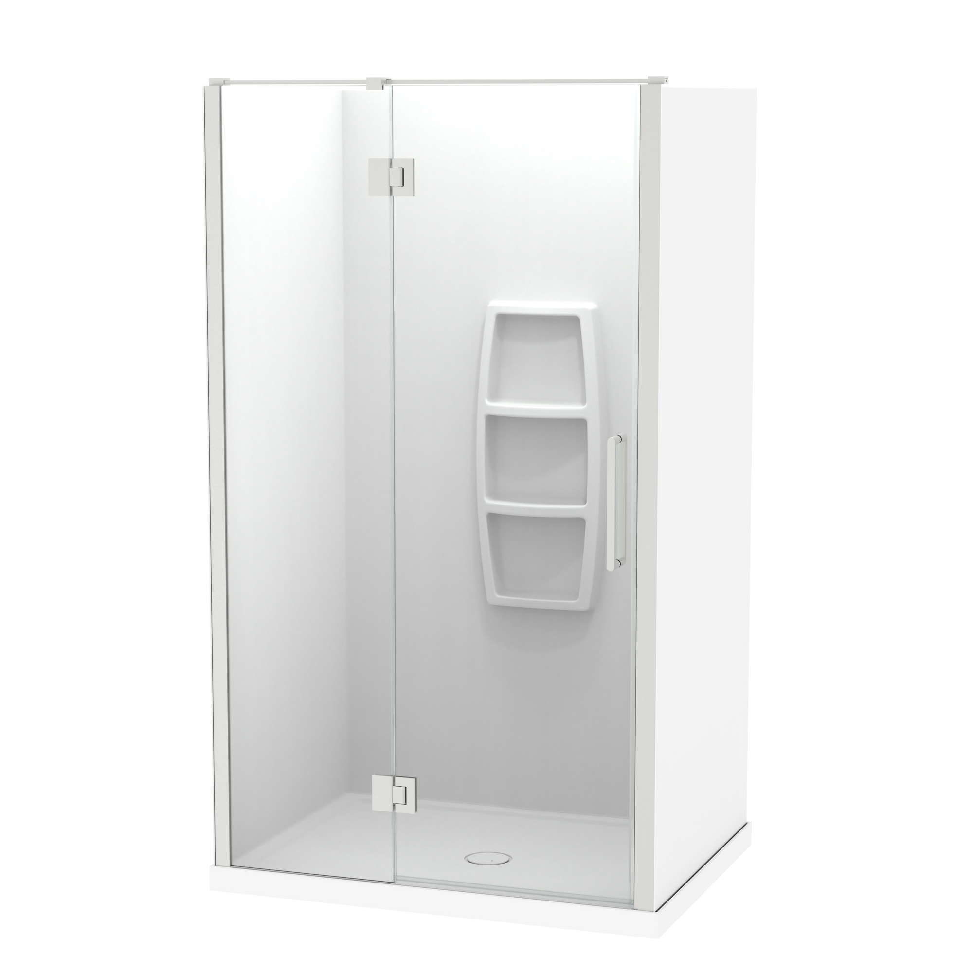 Raya Shower 1200x900mm Acrylic Wall | Clearlite - Coming mid July 2026