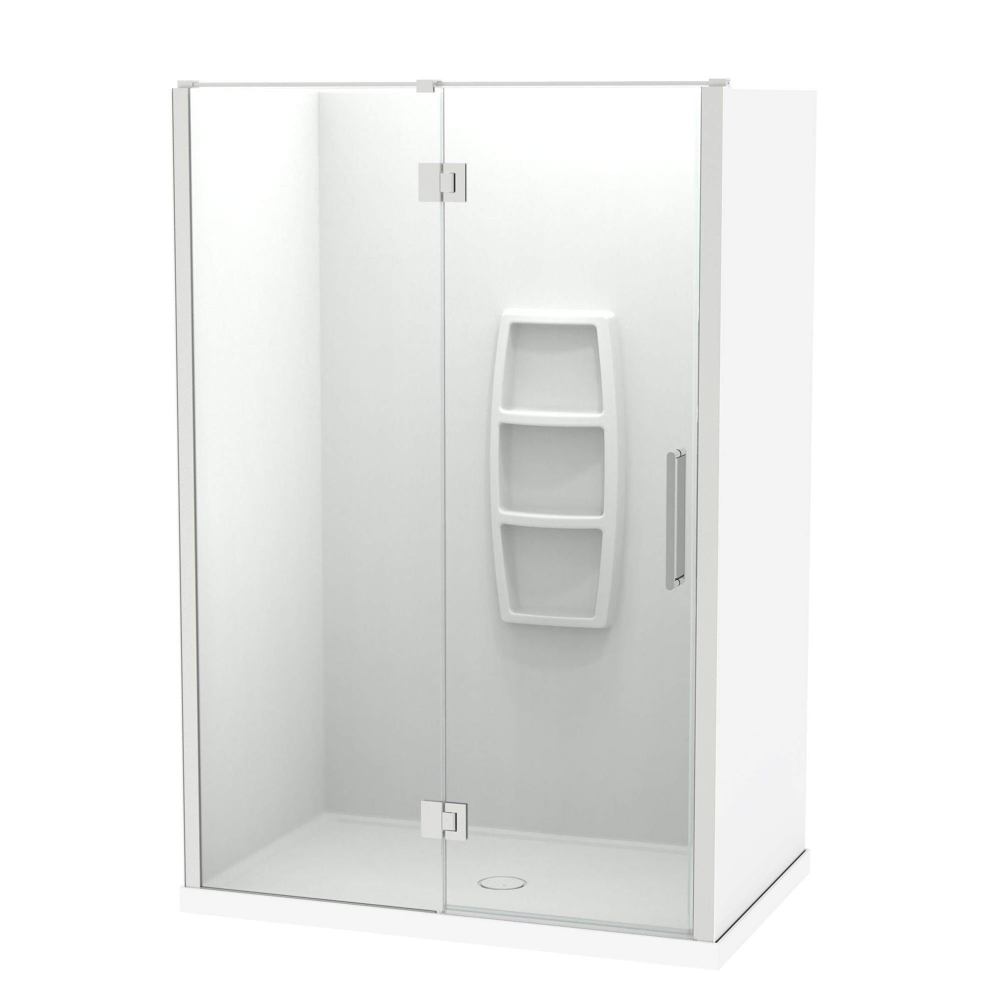 Raya Shower 1400x900mm Acrylic Wall | Clearlite - Coming mid July 2026