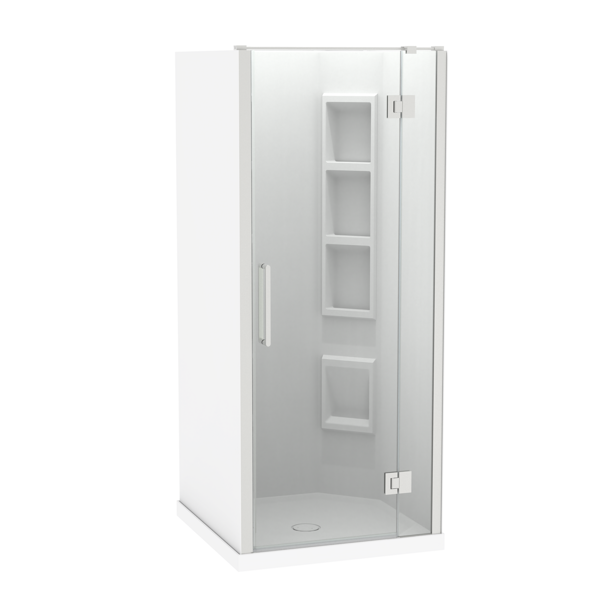 Raya Shower 900x900mm Acrylic Wall | Clearlite - Coming mid July 2026