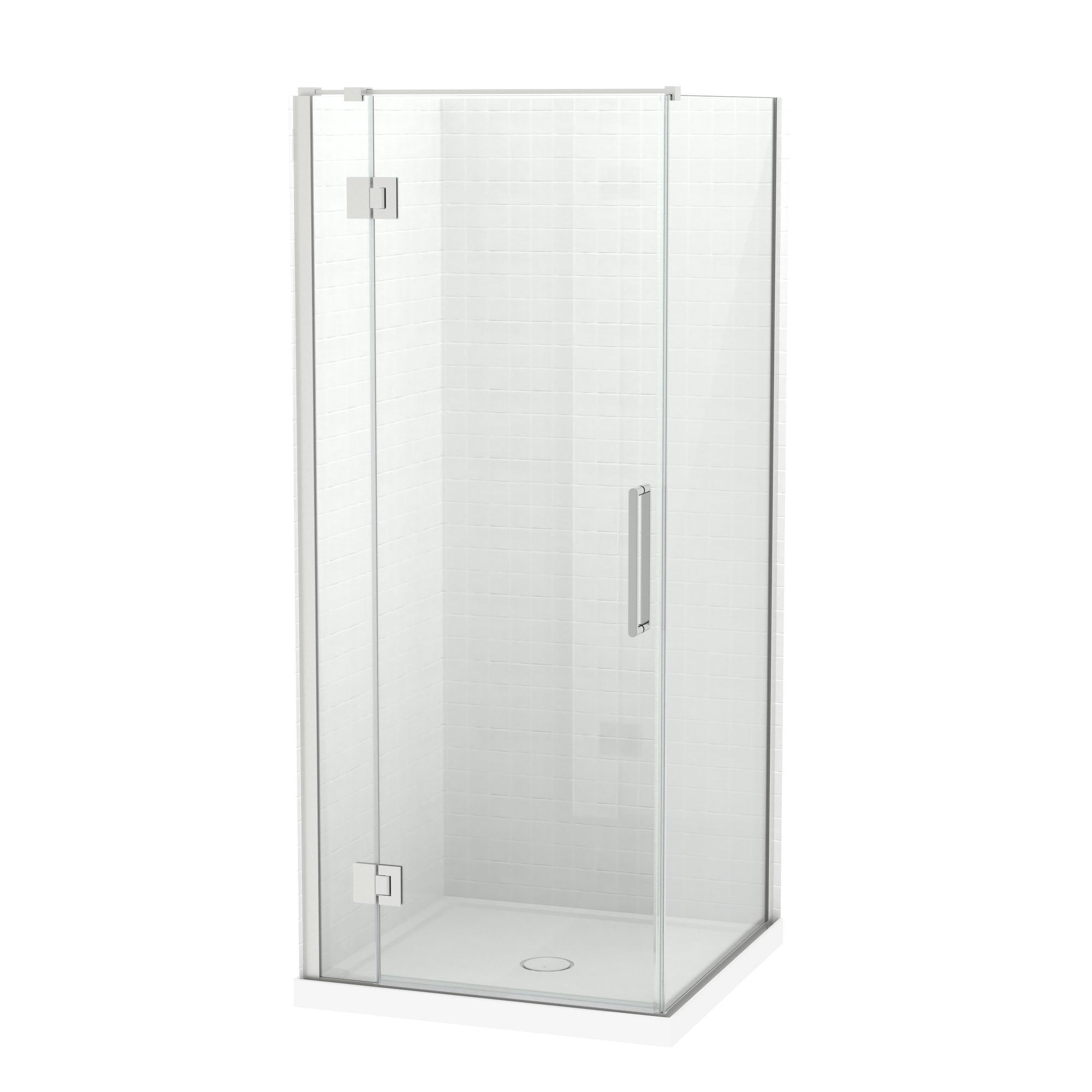 Raya Shower 900x900mm Tiled Wall | Clearlite - Coming mid July 2026