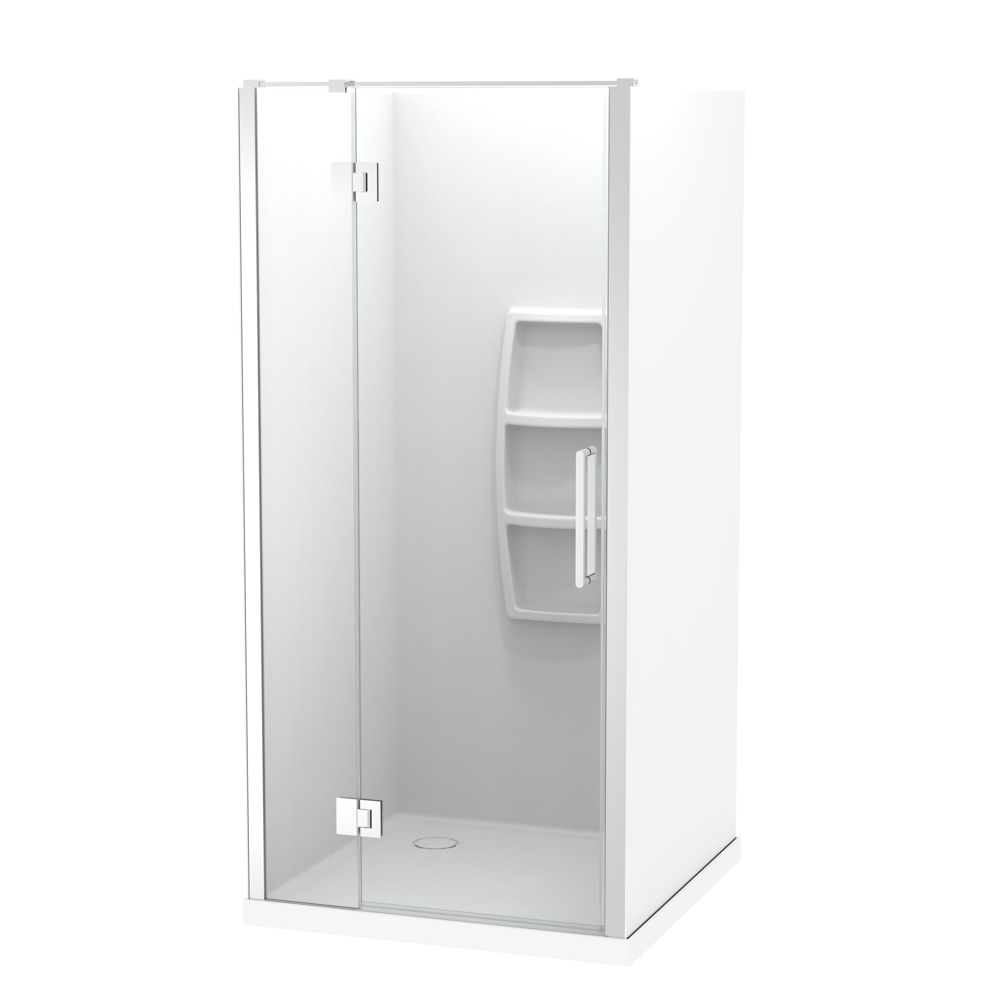 Raya Shower 1000x1000mm Acrylic Wall | Clearlite - Coming mid July 2026
