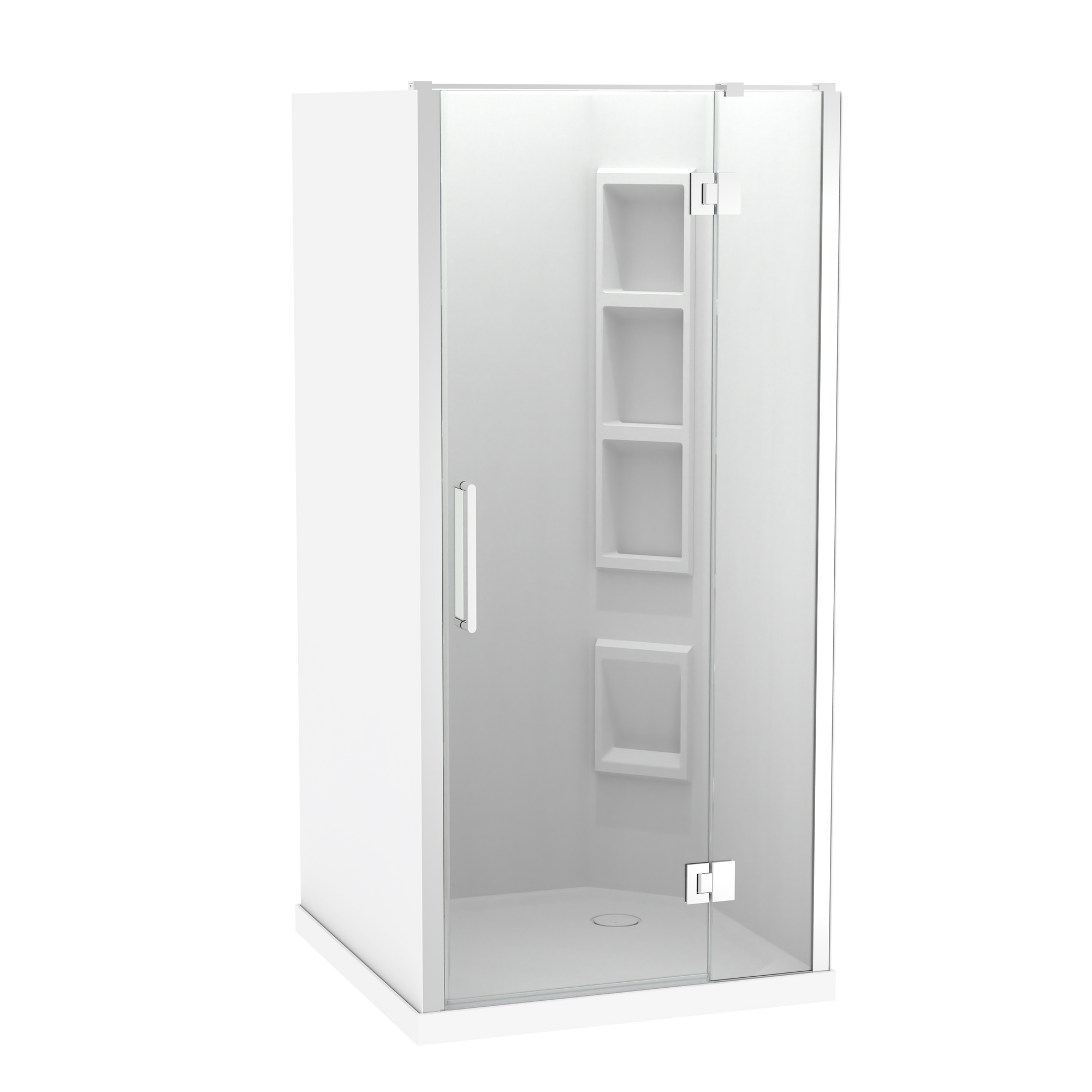 Raya Shower 1000x1000mm Acrylic Wall | Clearlite - Coming mid July 2026