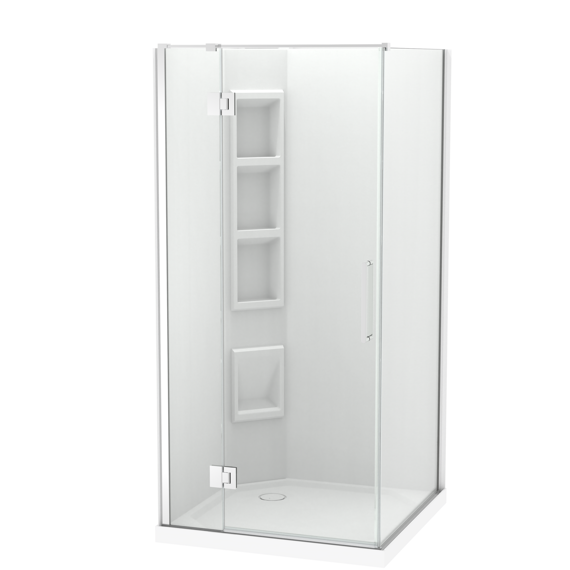 Raya Shower 1000x1000mm Acrylic Wall | Clearlite - Coming mid July 2026