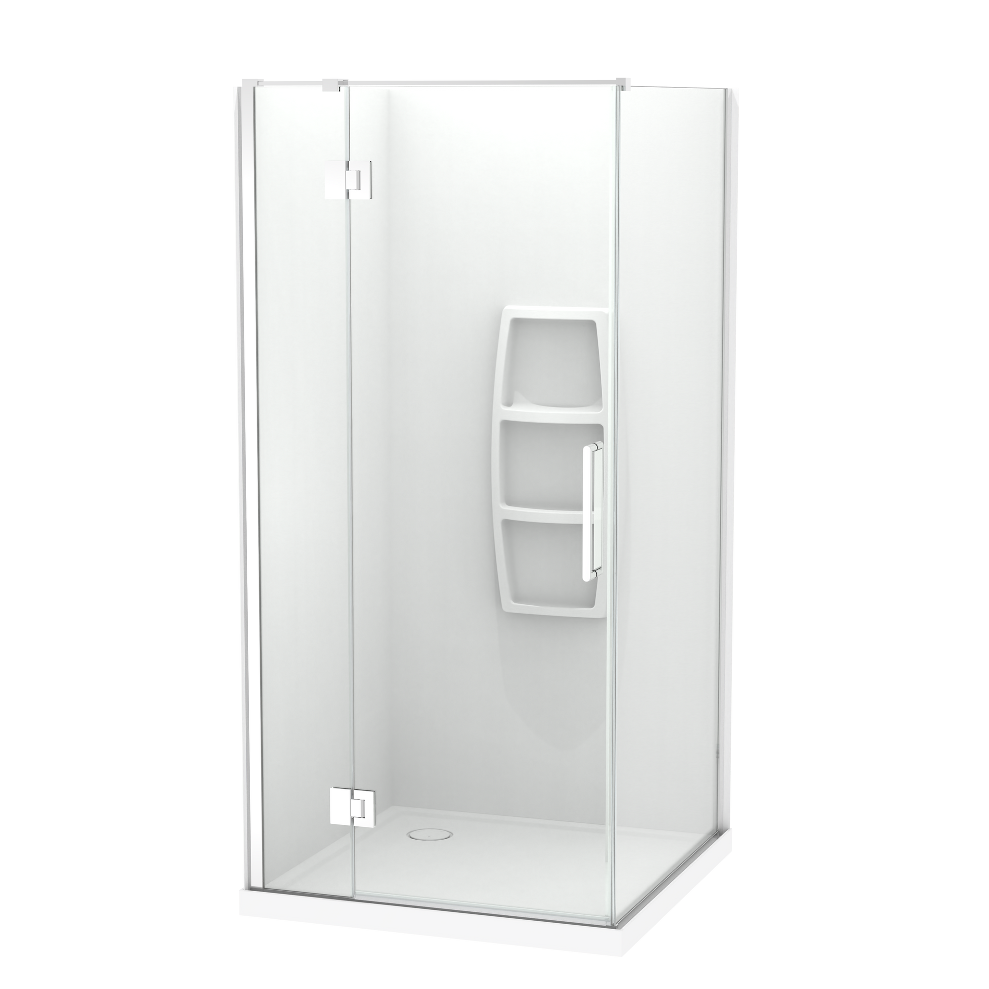Raya Shower 1000x1000mm Acrylic Wall | Clearlite - Coming mid July 2026