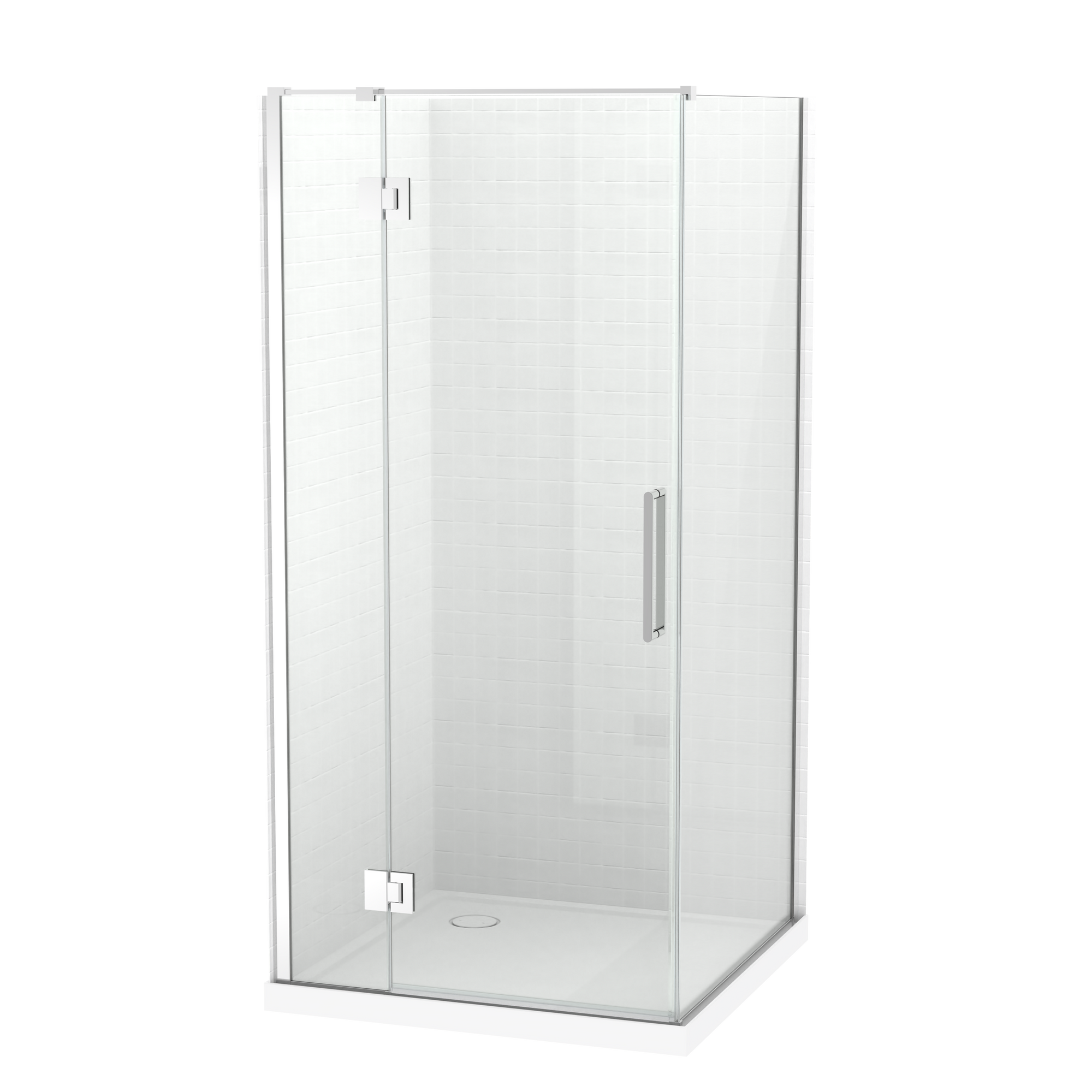 Raya Shower 1000x1000mm Tiled Wall | Clearlite - Coming mid July 2026
