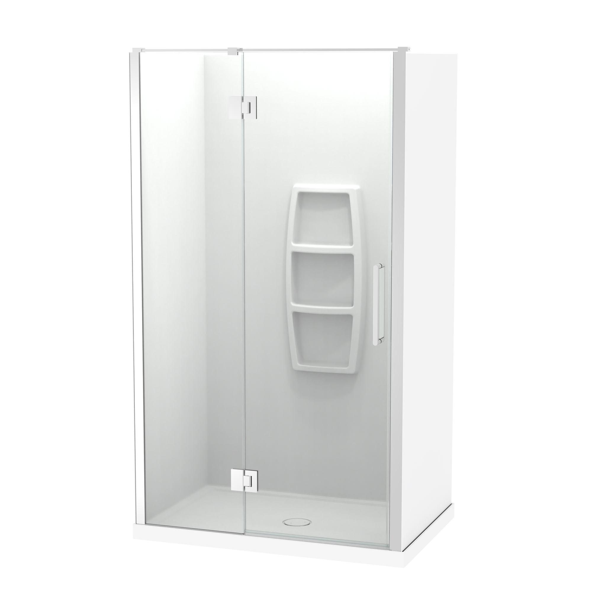 Raya Shower 1200x1000mm Acrylic Wall | Clearlite - Coming mid July 2026