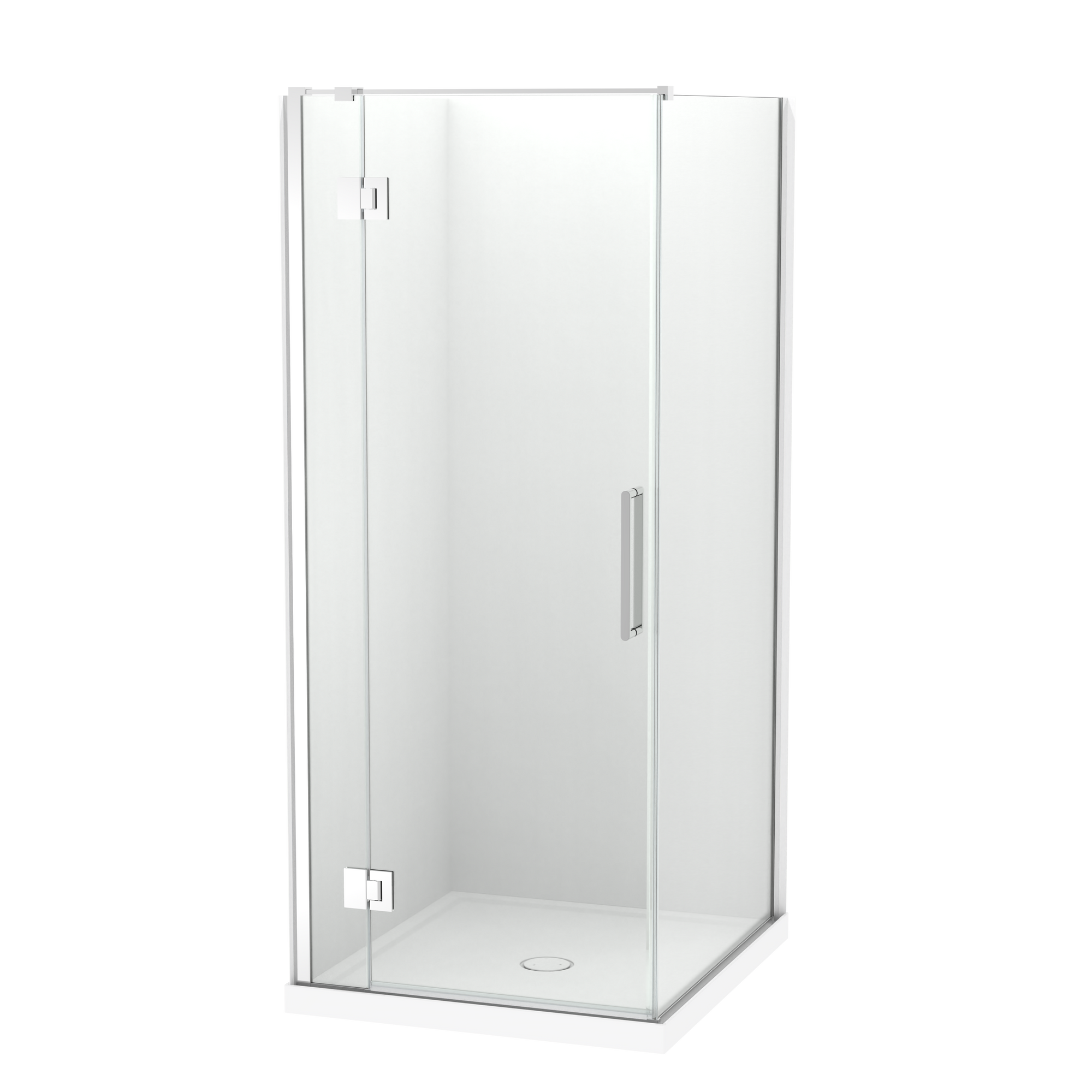 Raya Shower 1000x900mm Acrylic Wall | Clearlite - Coming mid July 2026