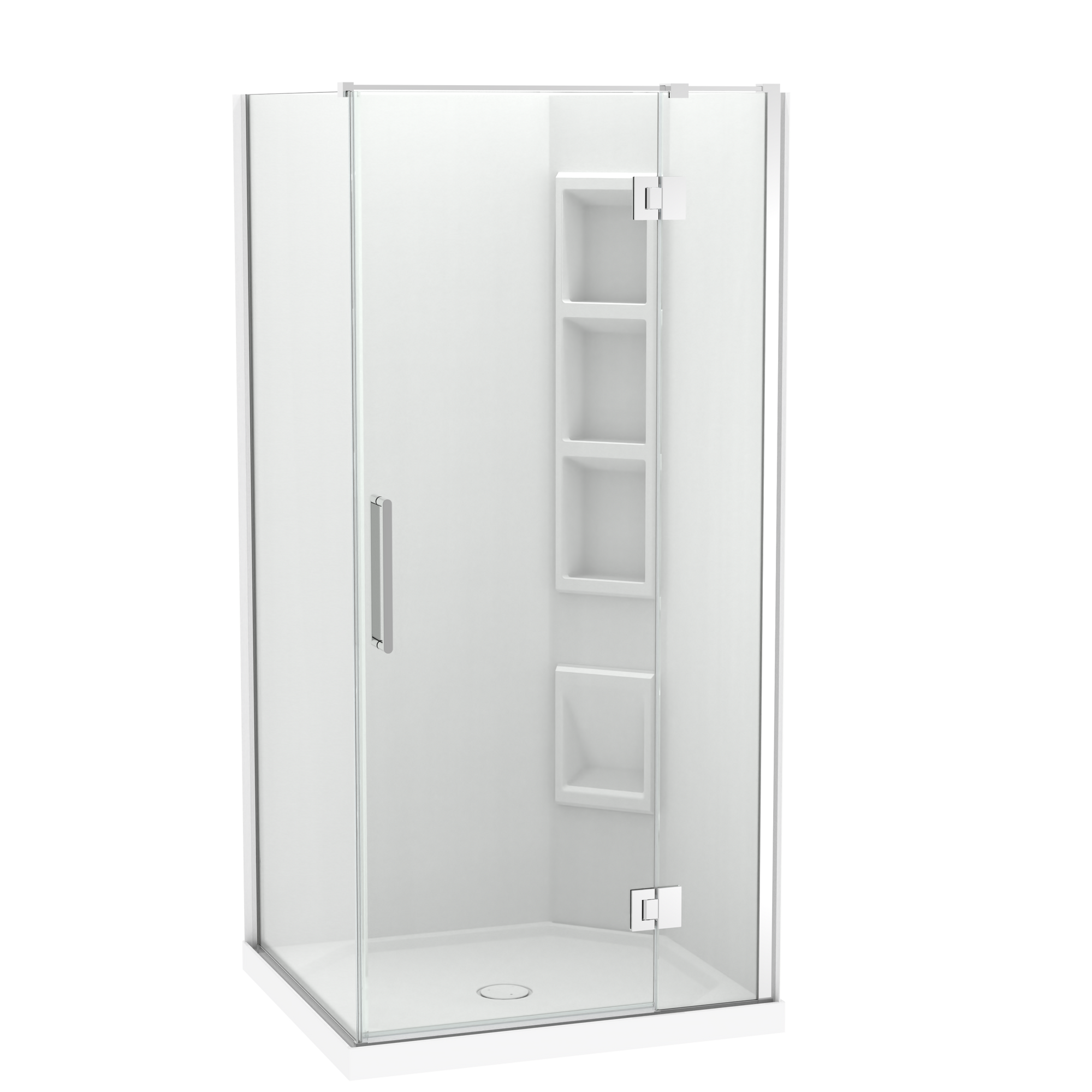 Raya Shower 1000x900mm Acrylic Wall | Clearlite - Coming mid July 2026
