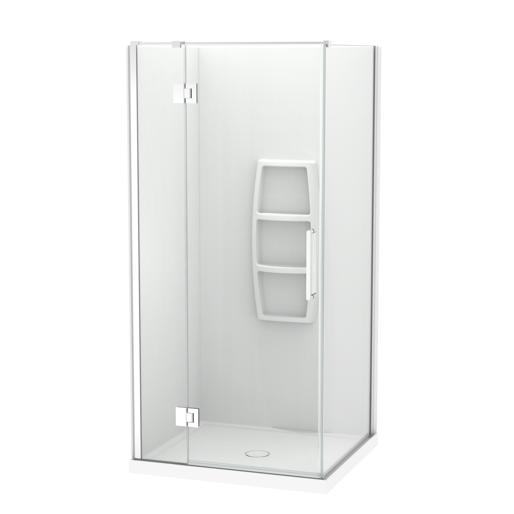 Raya Shower 1000x900mm Acrylic Wall | Clearlite - Coming mid July 2026