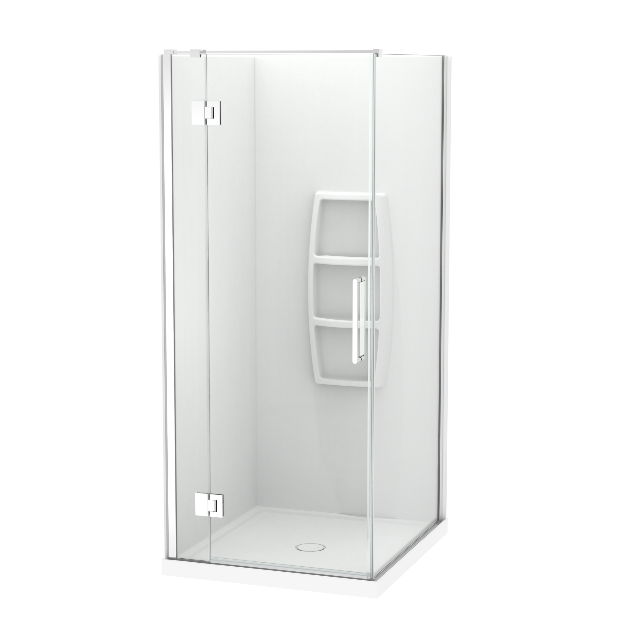 Raya Shower 1000x900mm Acrylic Wall | Clearlite - Coming mid July 2026