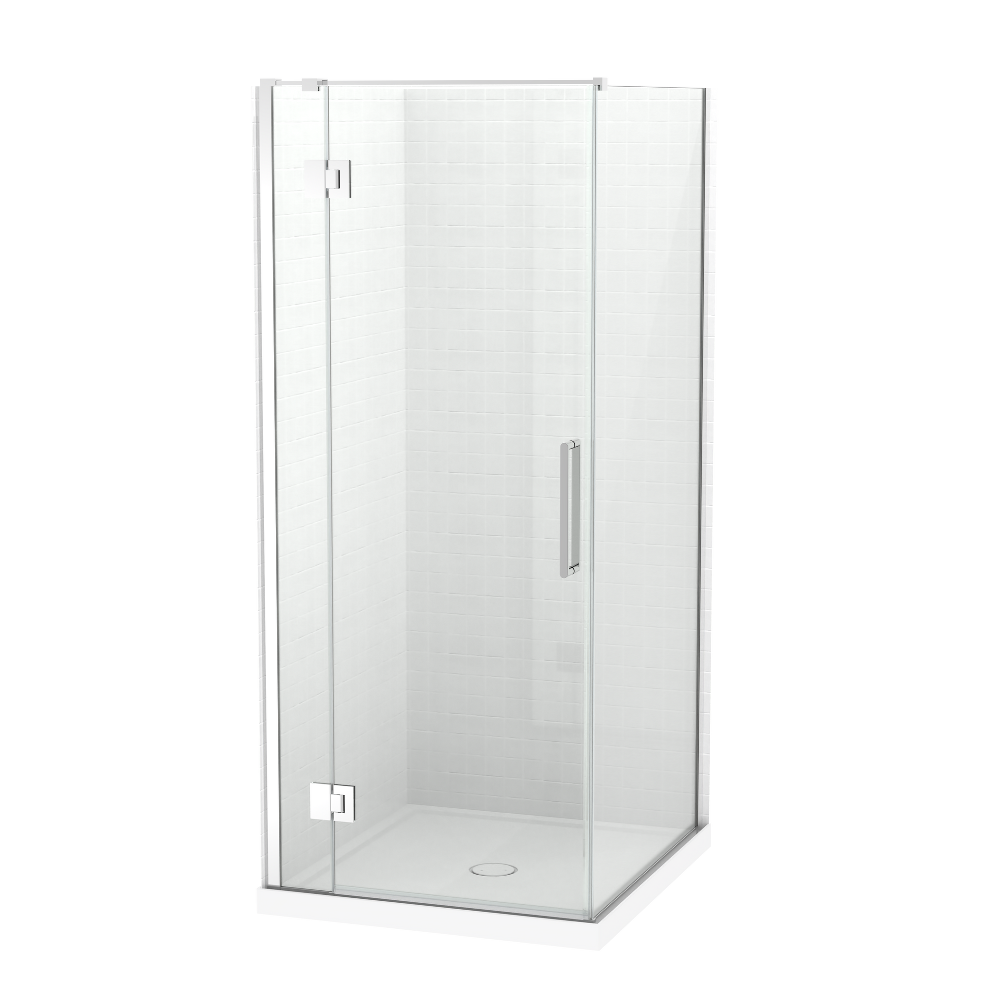 Raya Shower 1000x900mm Tiled Wall | Clearlite - Coming mid July 2026