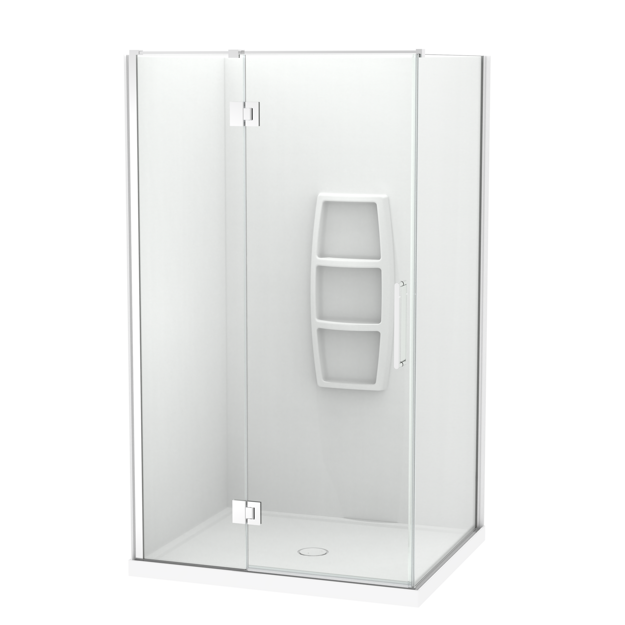 Raya Shower 1200x1000mm Acrylic Wall | Clearlite - Coming mid July 2026