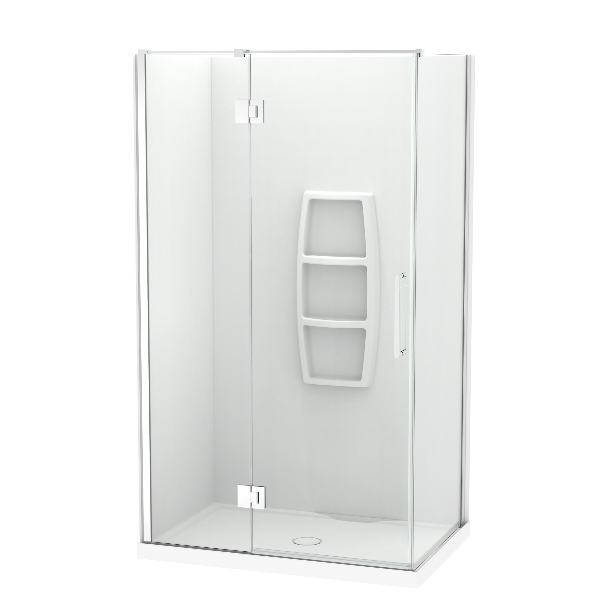 Raya Shower 1200x800mm Acrylic Wall | Clearlite - Coming mid July 2026