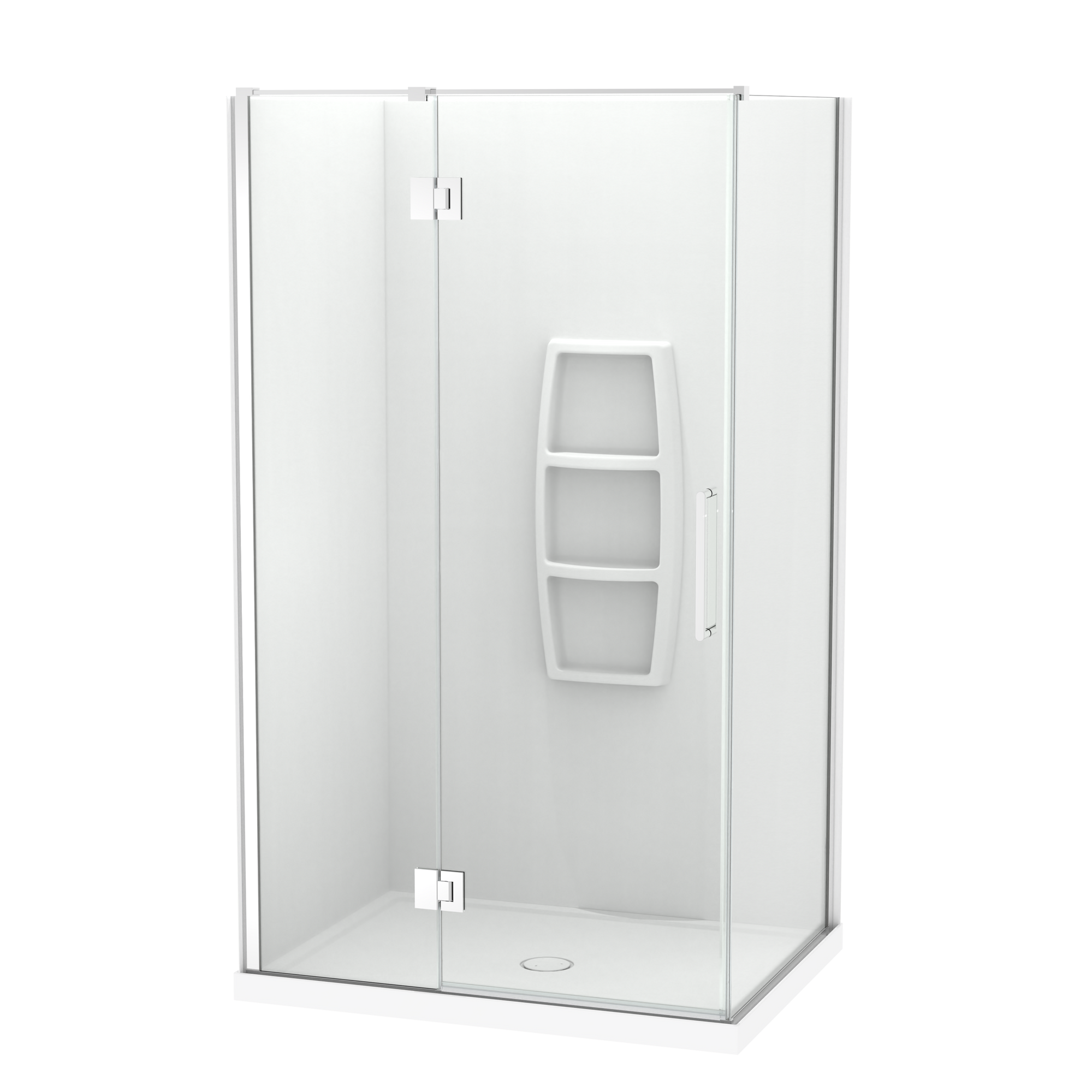 Raya Shower 1200x900mm Acrylic Wall | Clearlite - Coming mid July 2026
