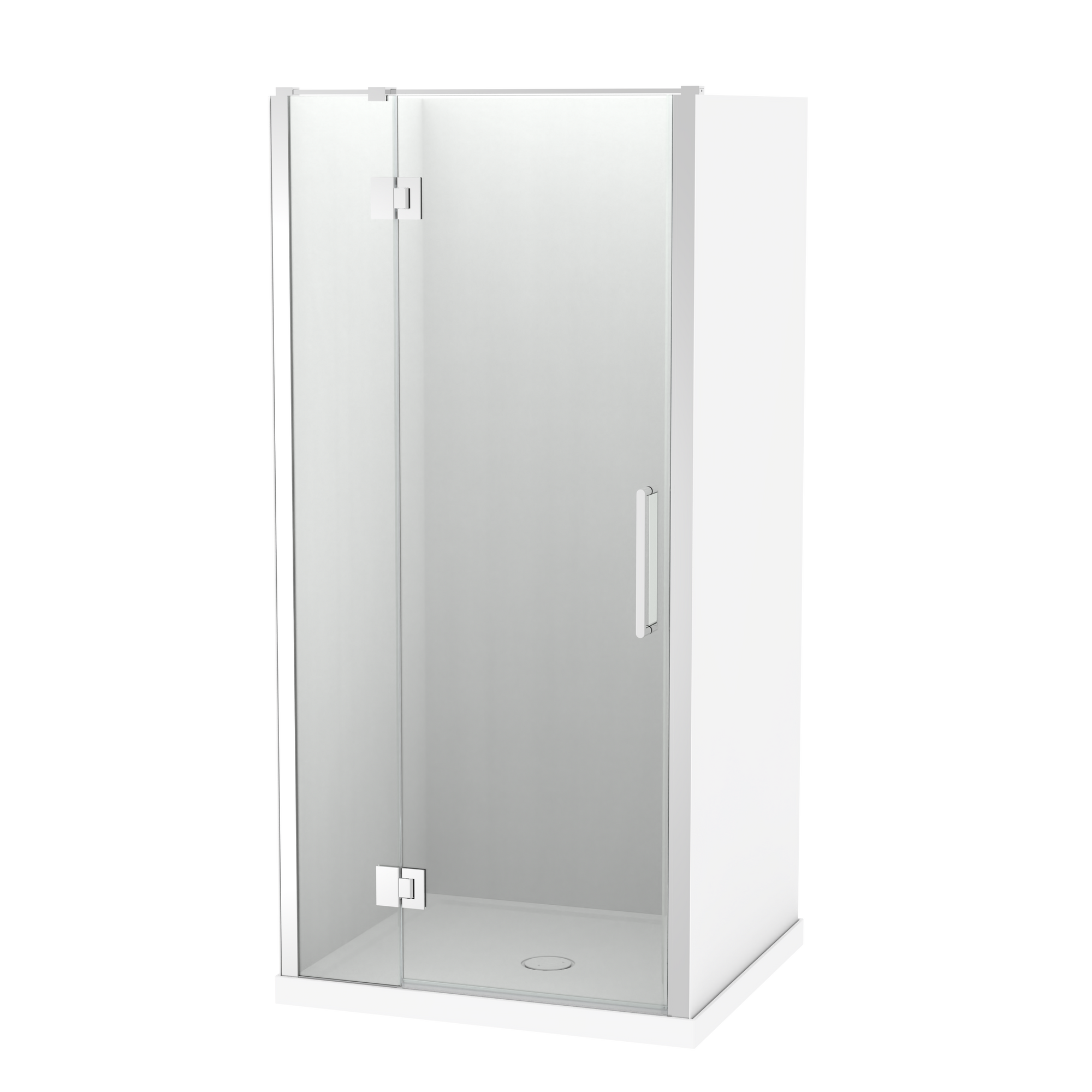 Raya Shower 1000x900mm Acrylic Wall | Clearlite - Coming mid July 2026