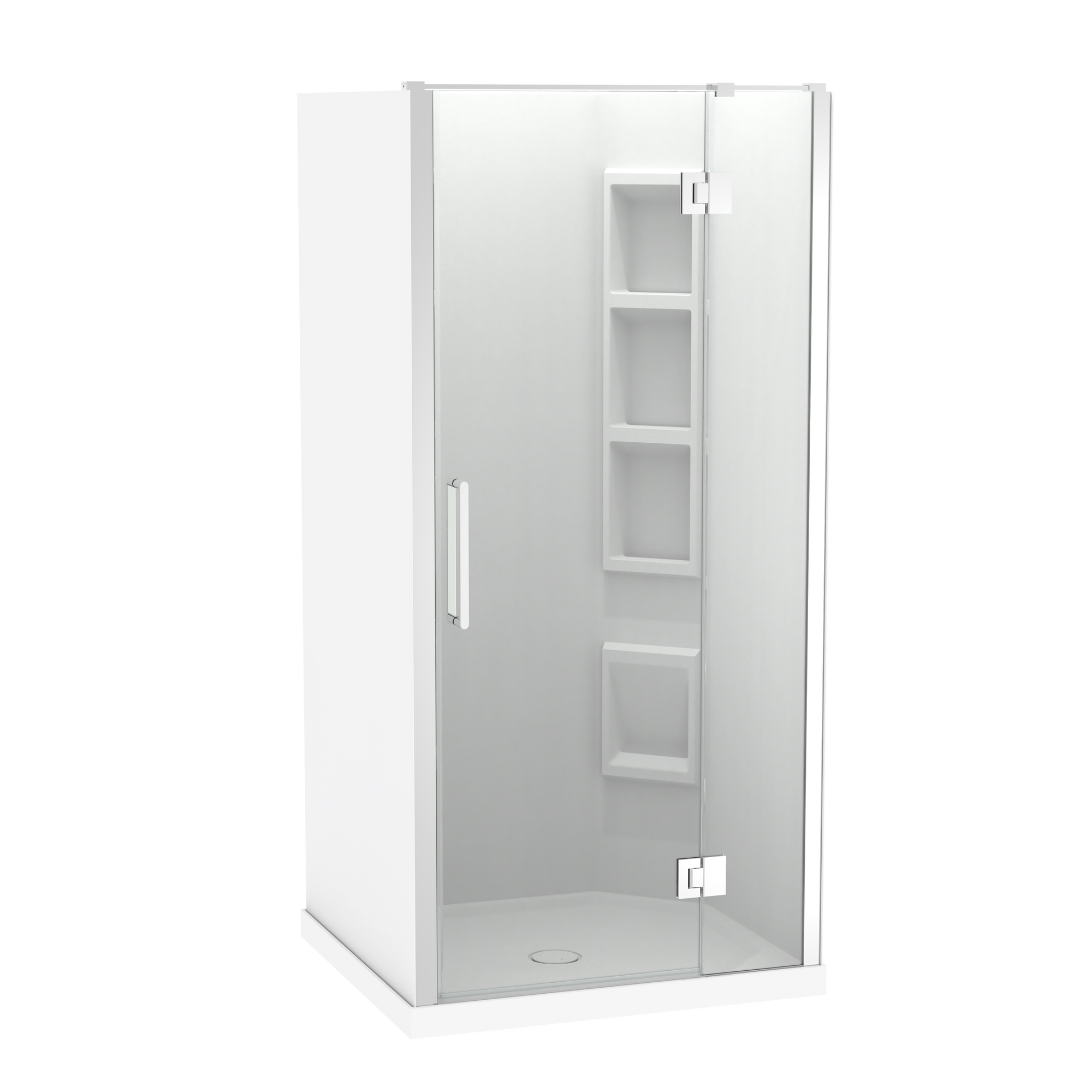 Raya Shower 1000x900mm Acrylic Wall | Clearlite - Coming mid July 2026