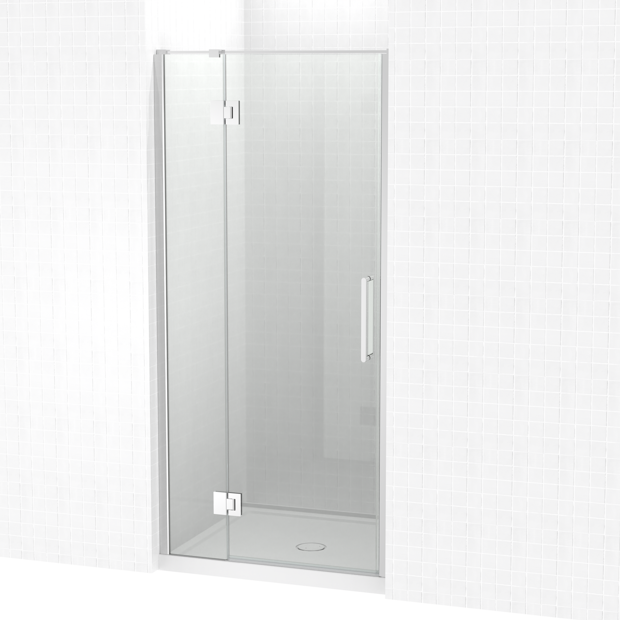 Raya Shower 1000x900mm Tiled Wall | Clearlite - Coming mid July 2026