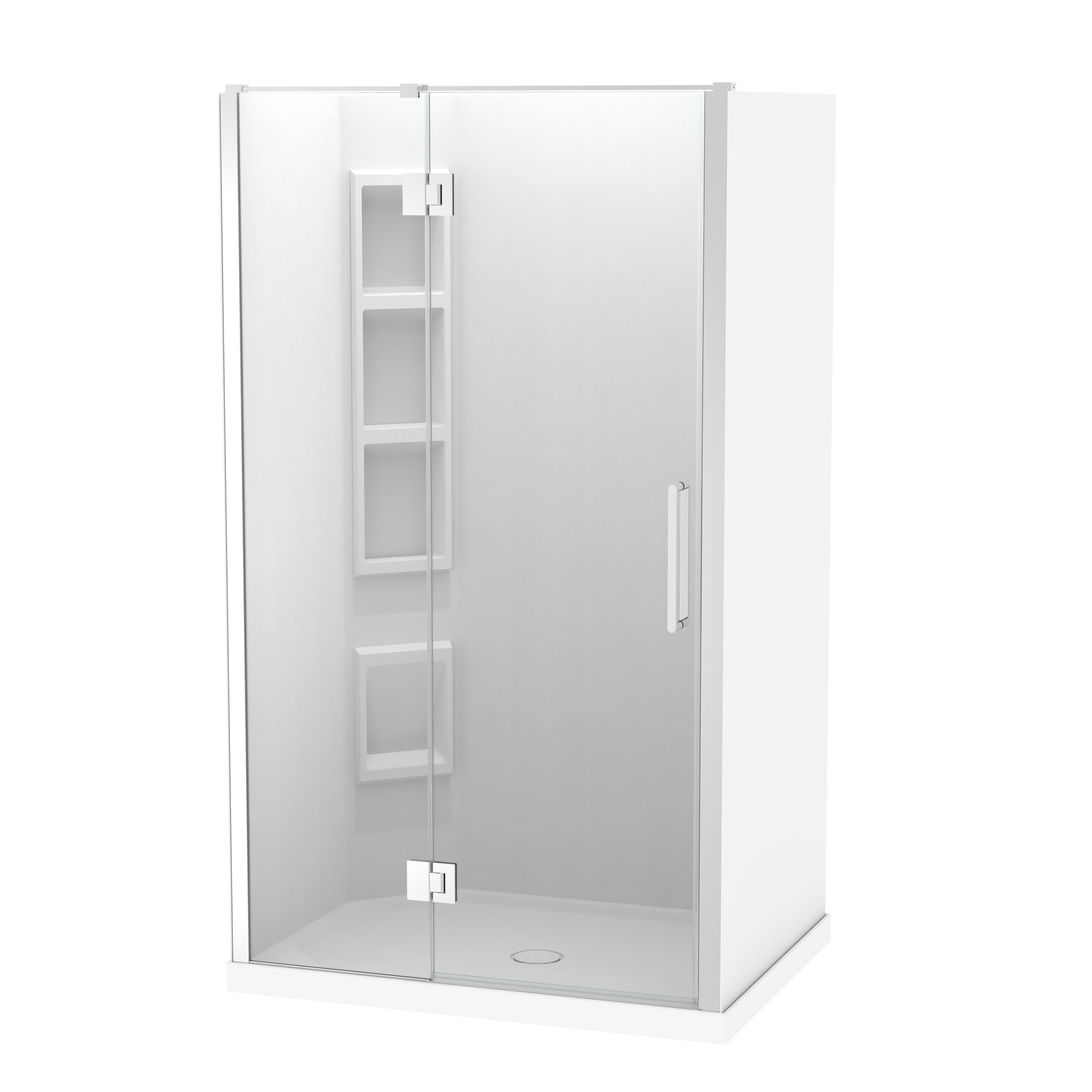 Raya Shower 1200x900mm Acrylic Wall | Clearlite - Coming mid July 2026