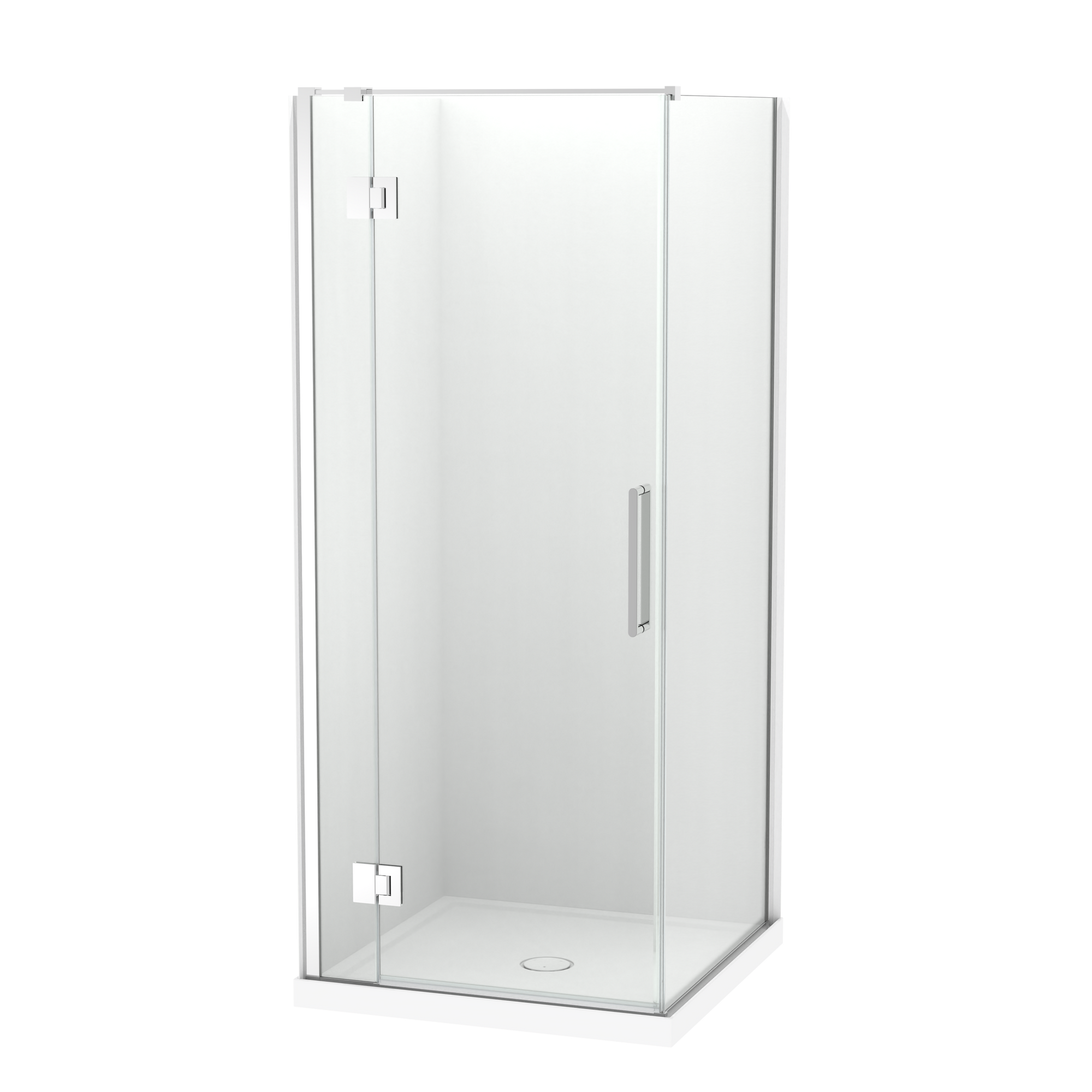 Raya Shower 900x900mm Acrylic Wall | Clearlite - Coming mid July 2026