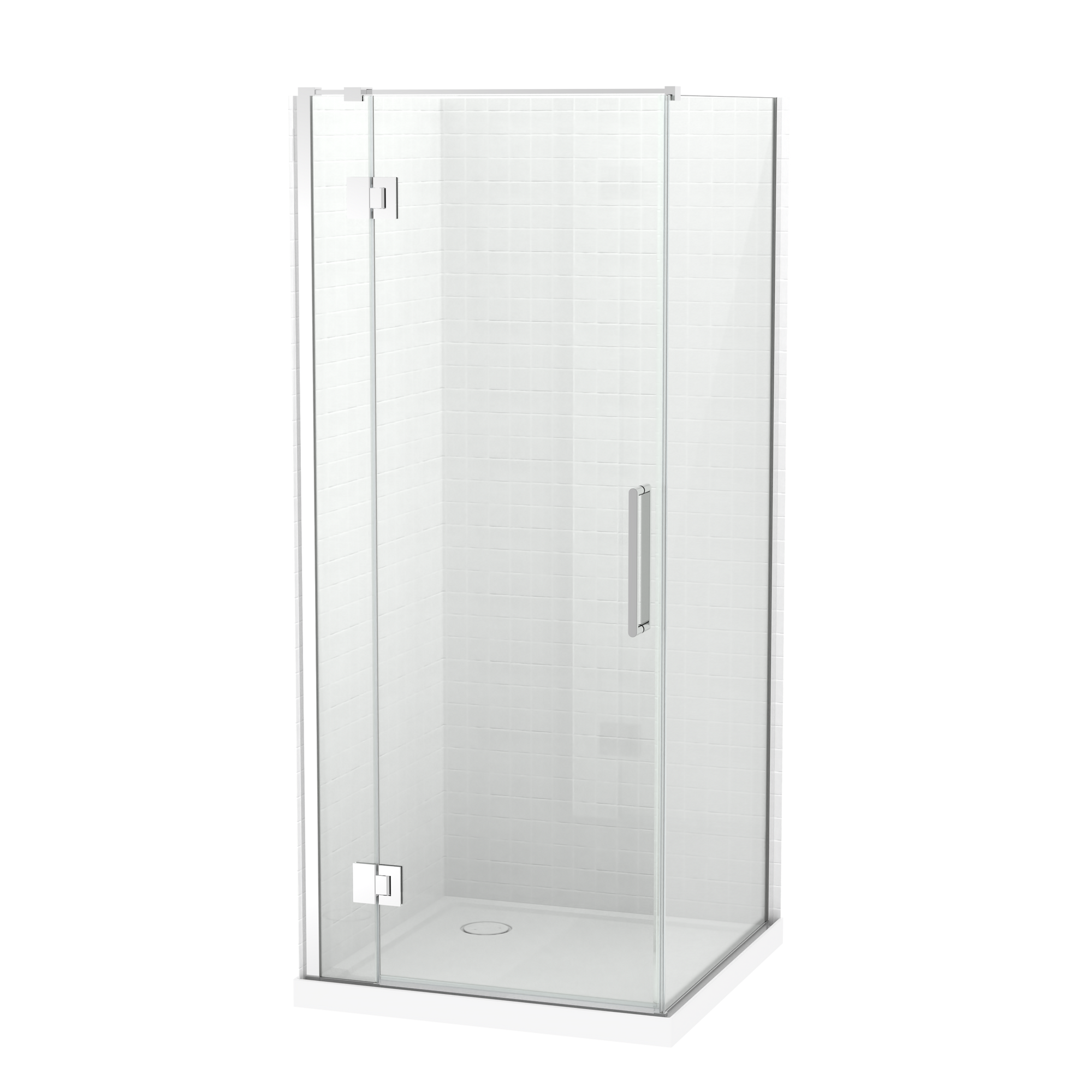 Raya Shower 900x900mm Tiled Wall | Clearlite - Coming mid July 2026