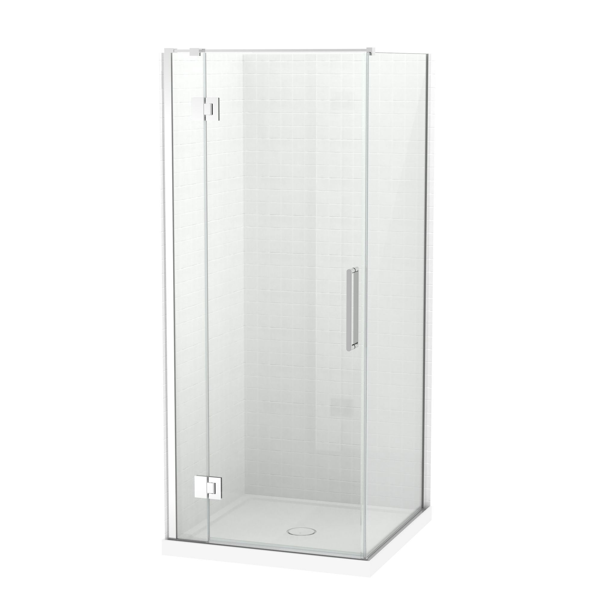 Raya Shower 900x900mm Tiled Wall | Clearlite - Coming mid July 2026